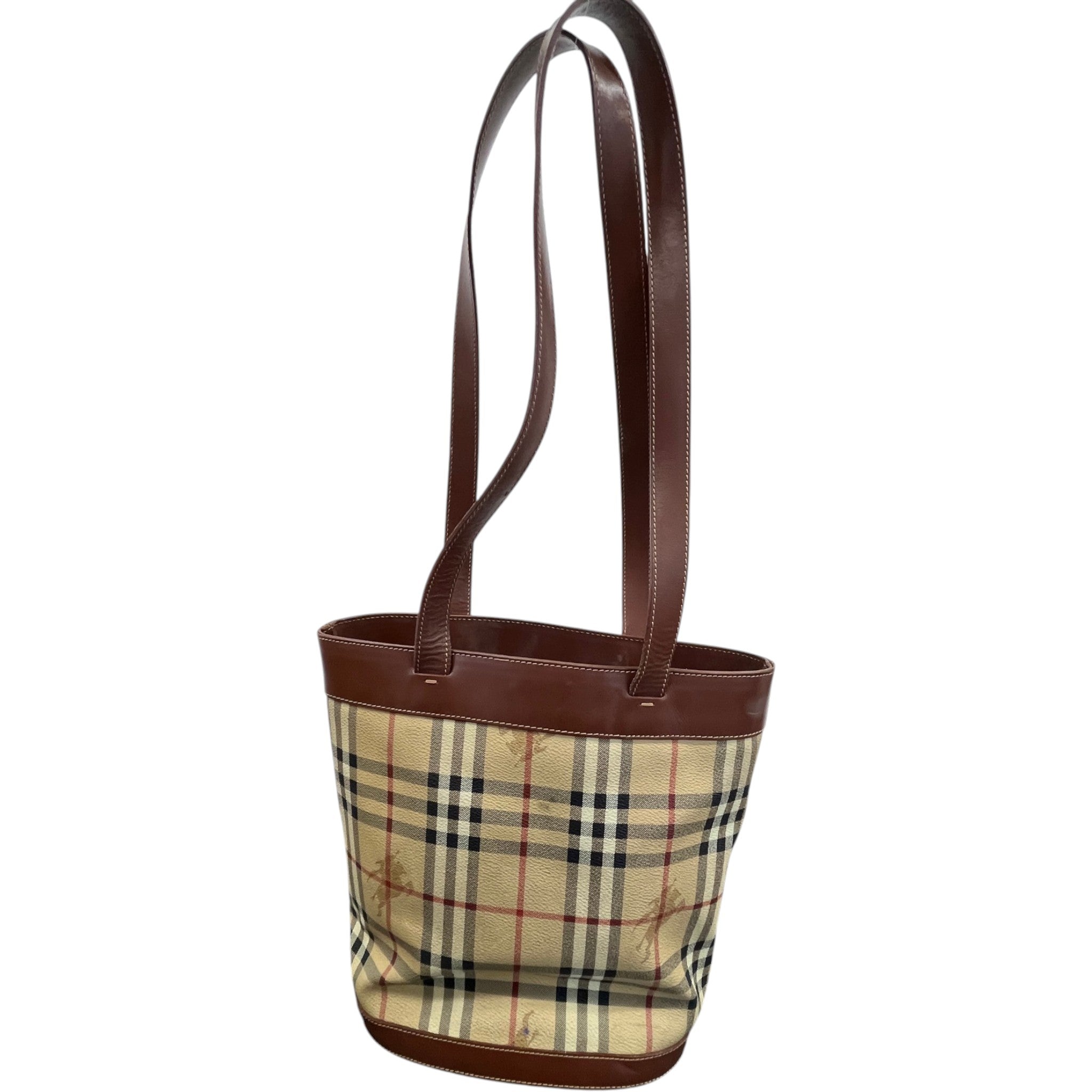 Women's Checkered Bag Brown
