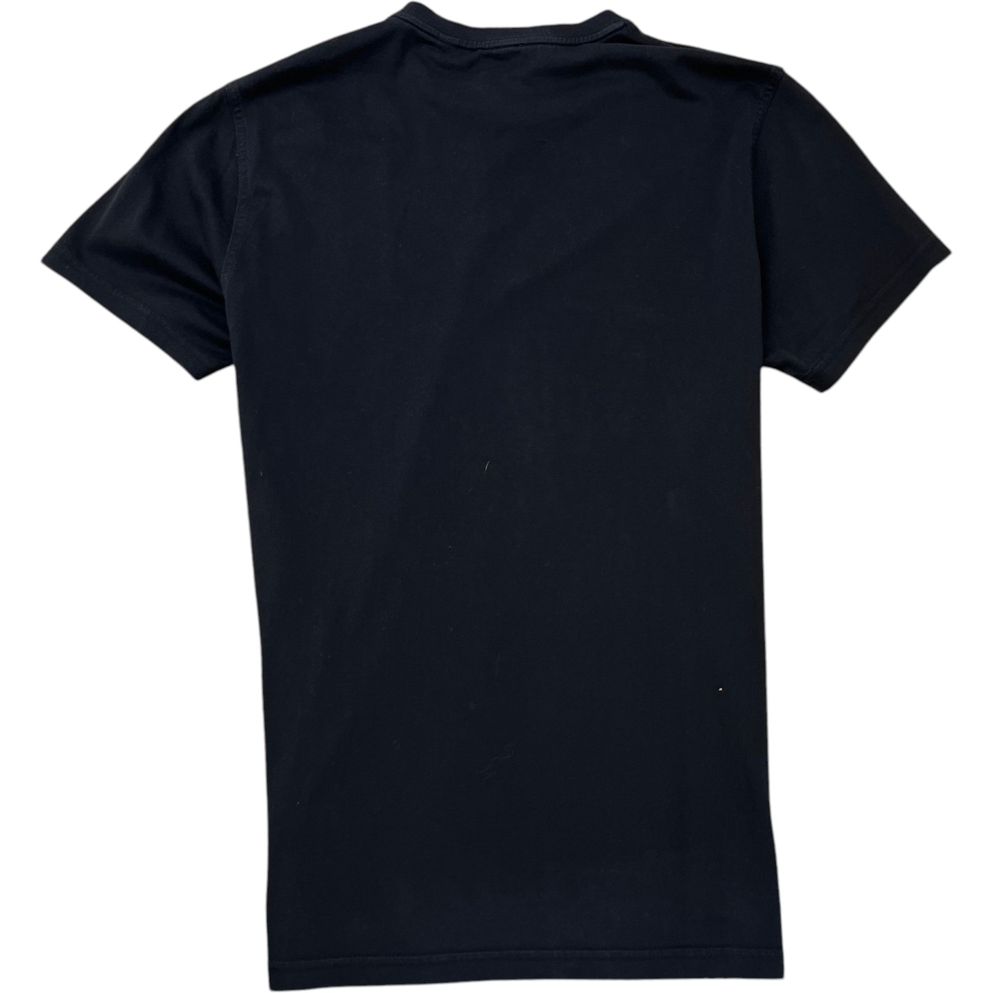 Men's Embroidered Logo T-Shirt Black Size M