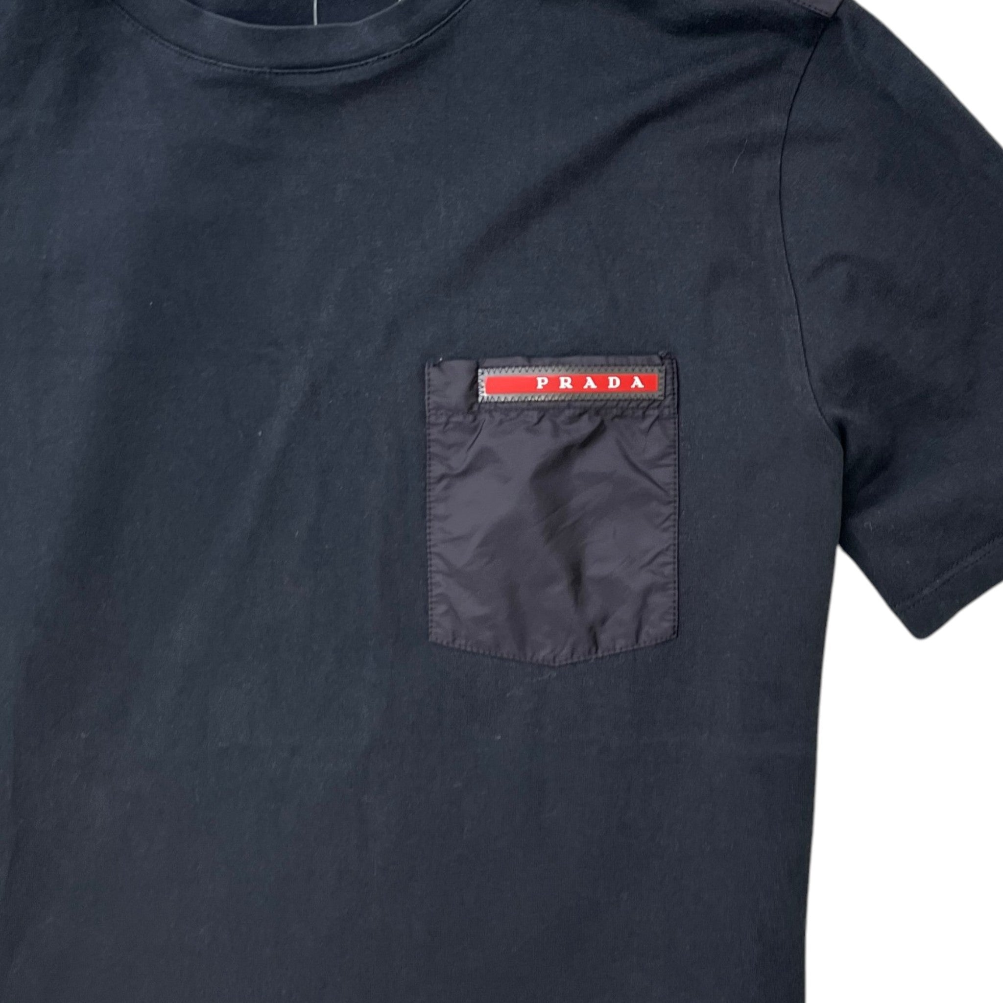Men's Linea Rosa Junior T-Shirt Black Size S