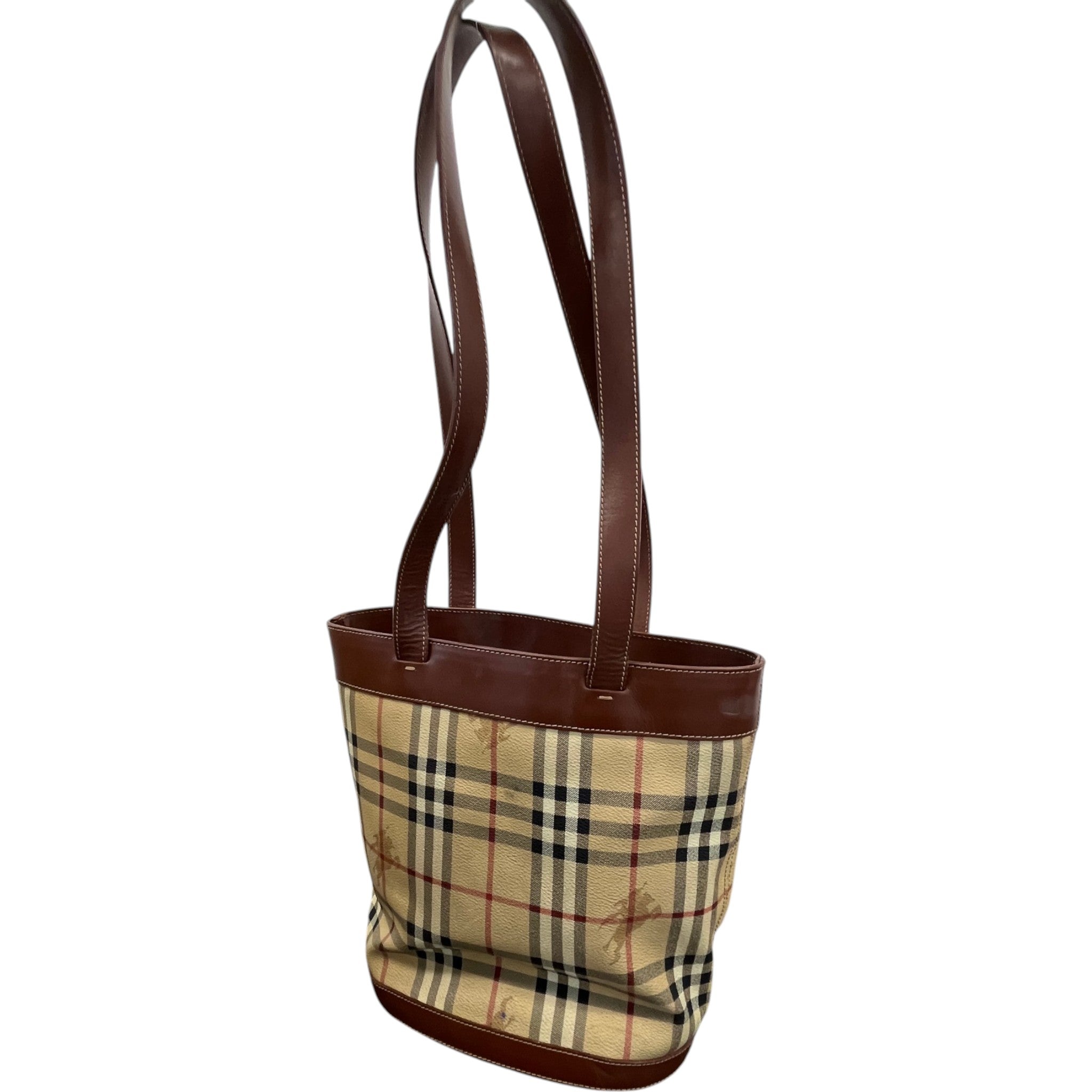 Women's Checkered Bag Brown