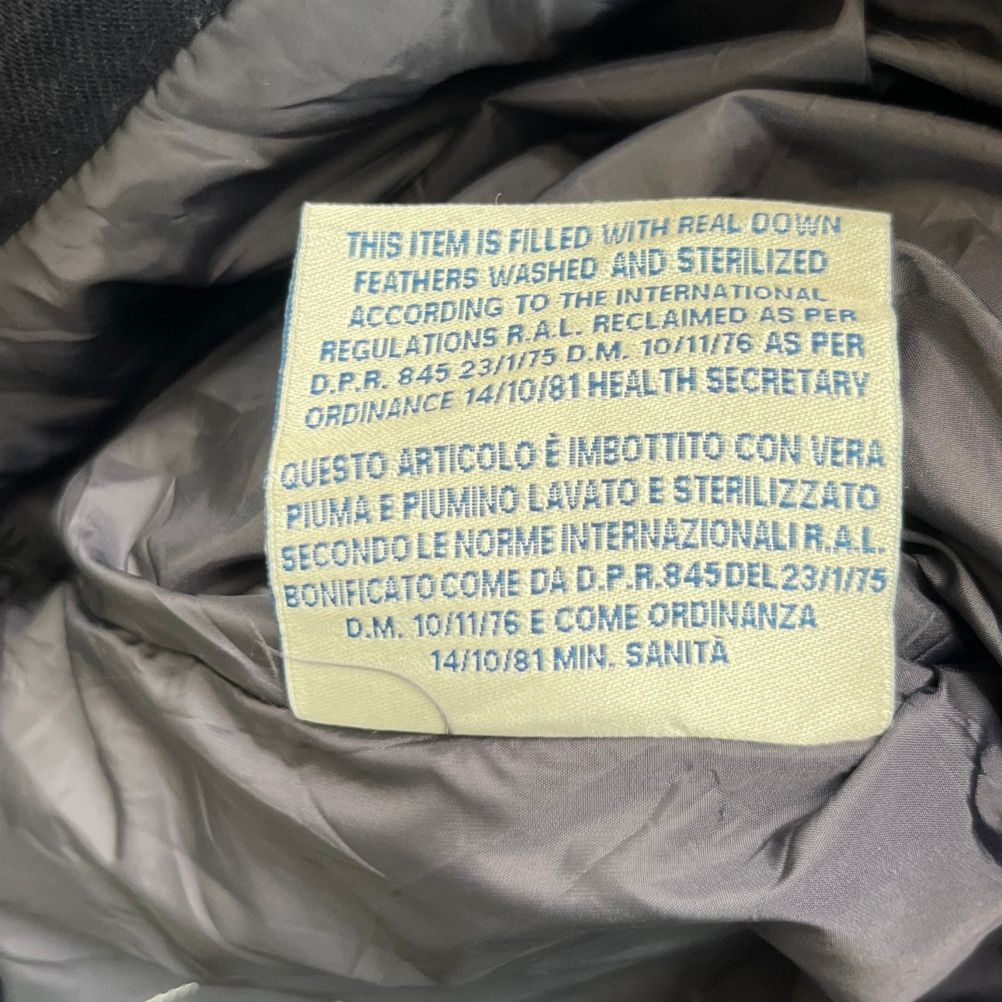 Men's Julio Down Jacket Navy Size 2 / M