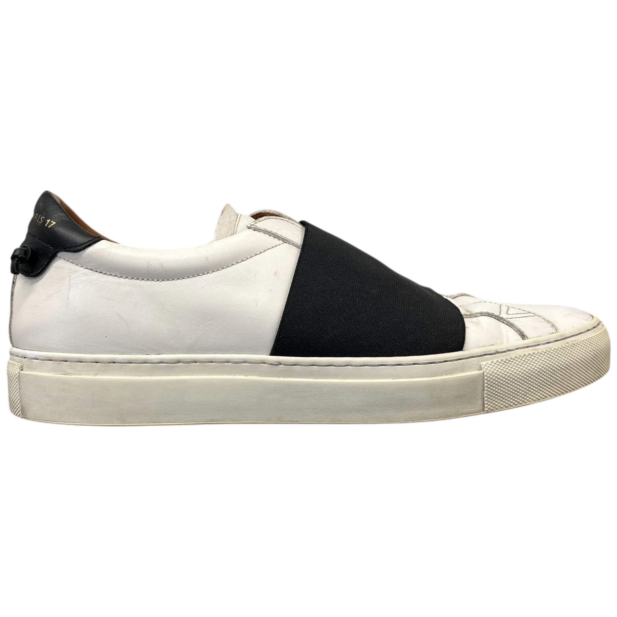 Men's Elastic Strap Skate Low Trainers White Size EU 41 / UK 7