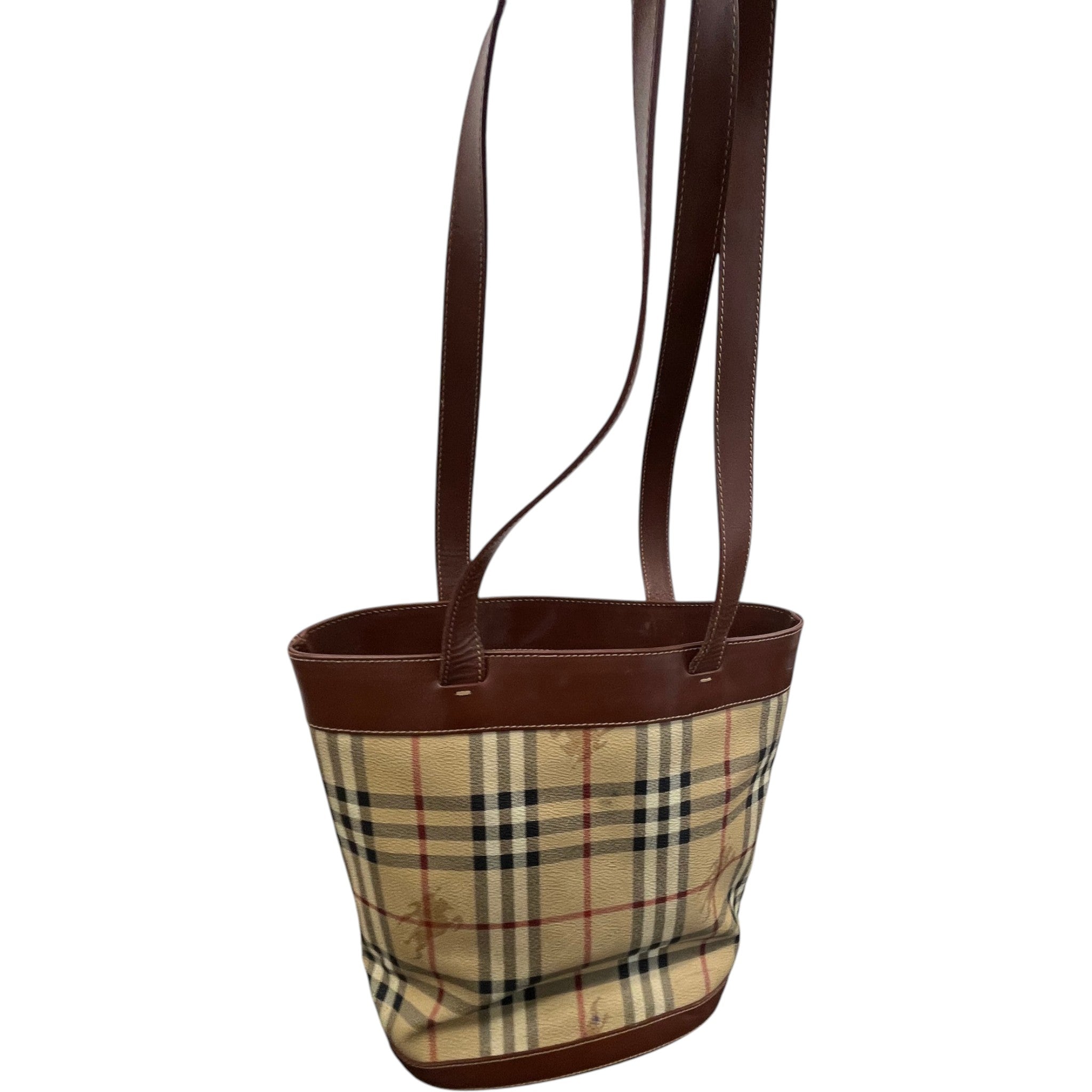 Women's Checkered Bag Brown