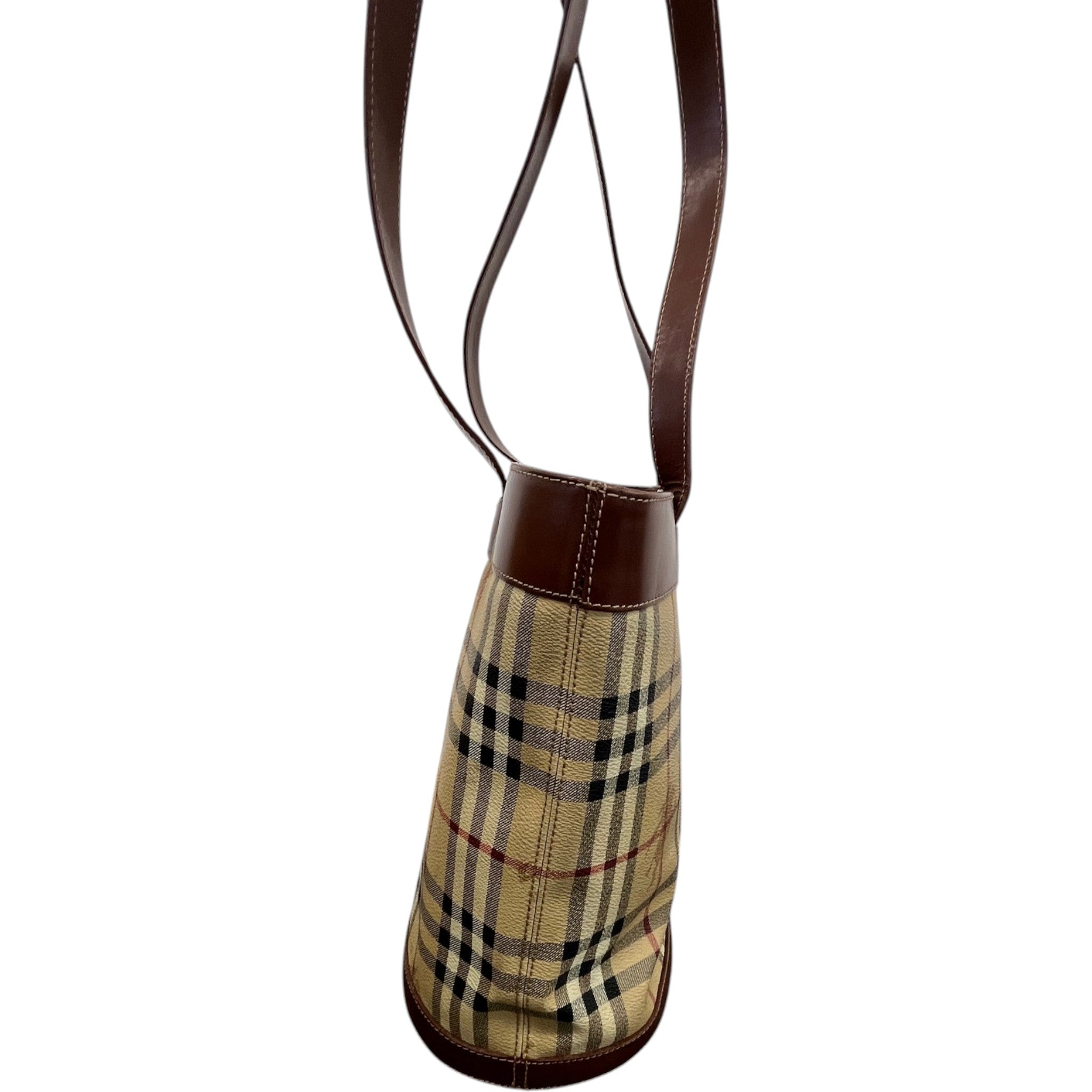 Women's Checkered Bag Brown