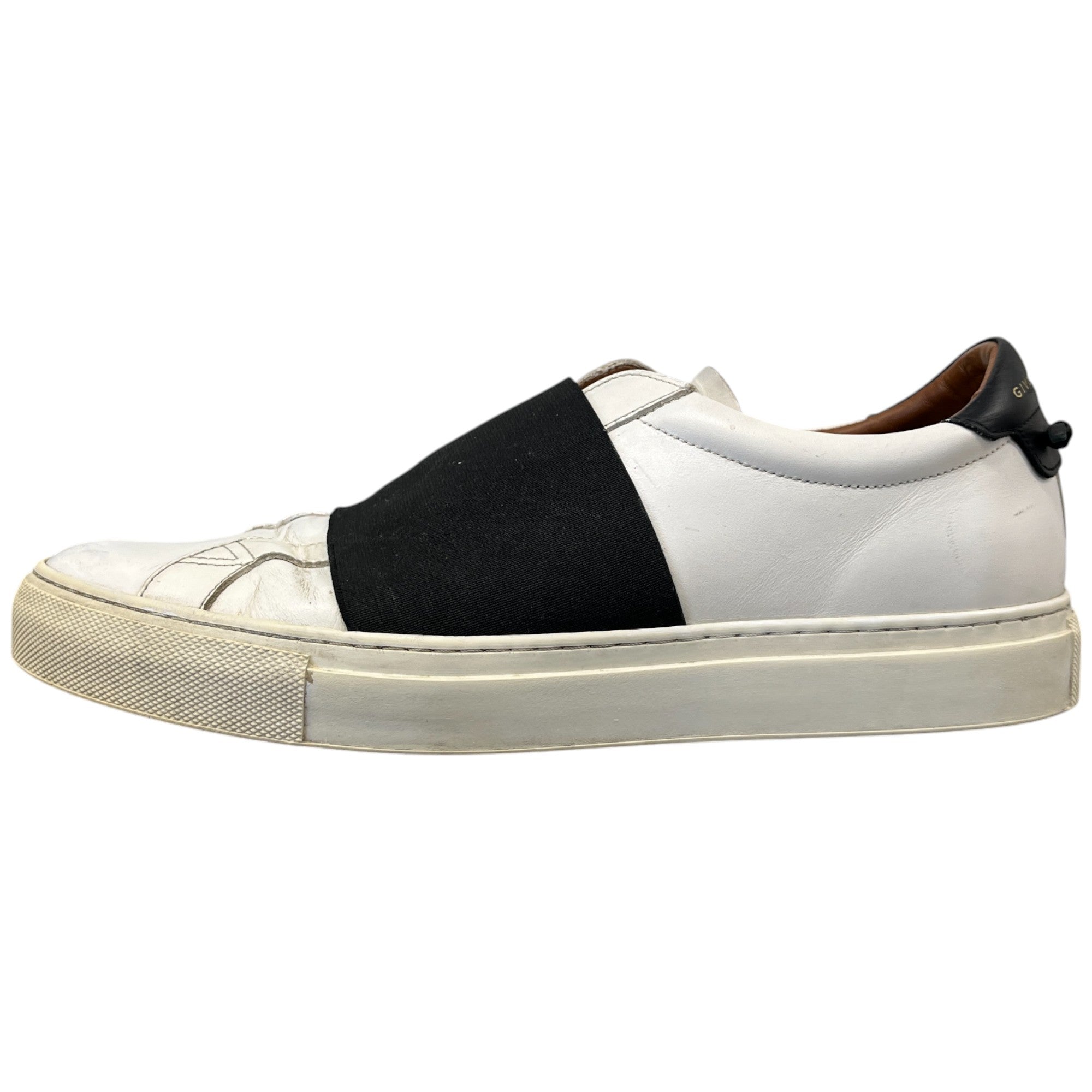 Men's Elastic Strap Skate Low Trainers White Size EU 41 / UK 7