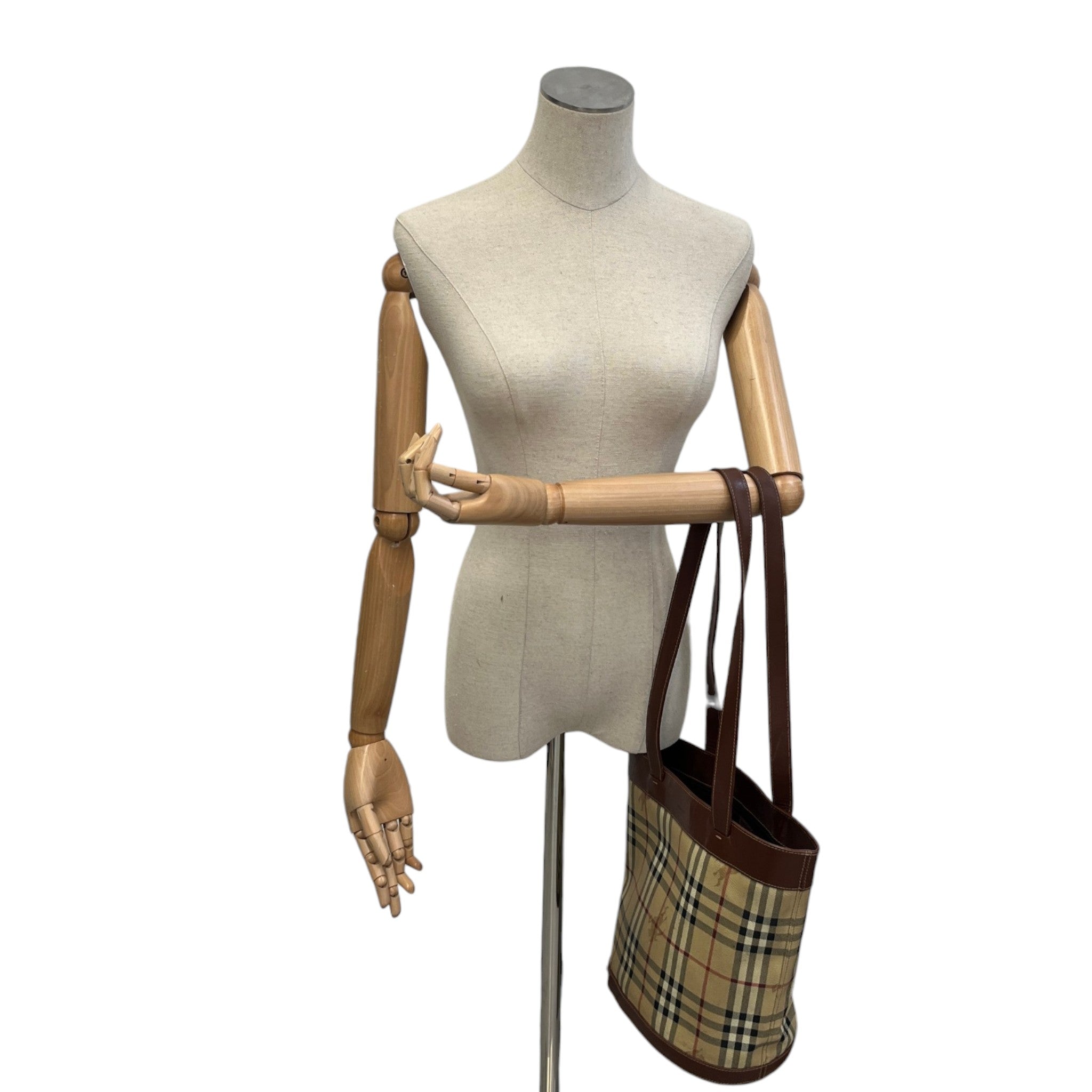 Women's Checkered Bag Brown
