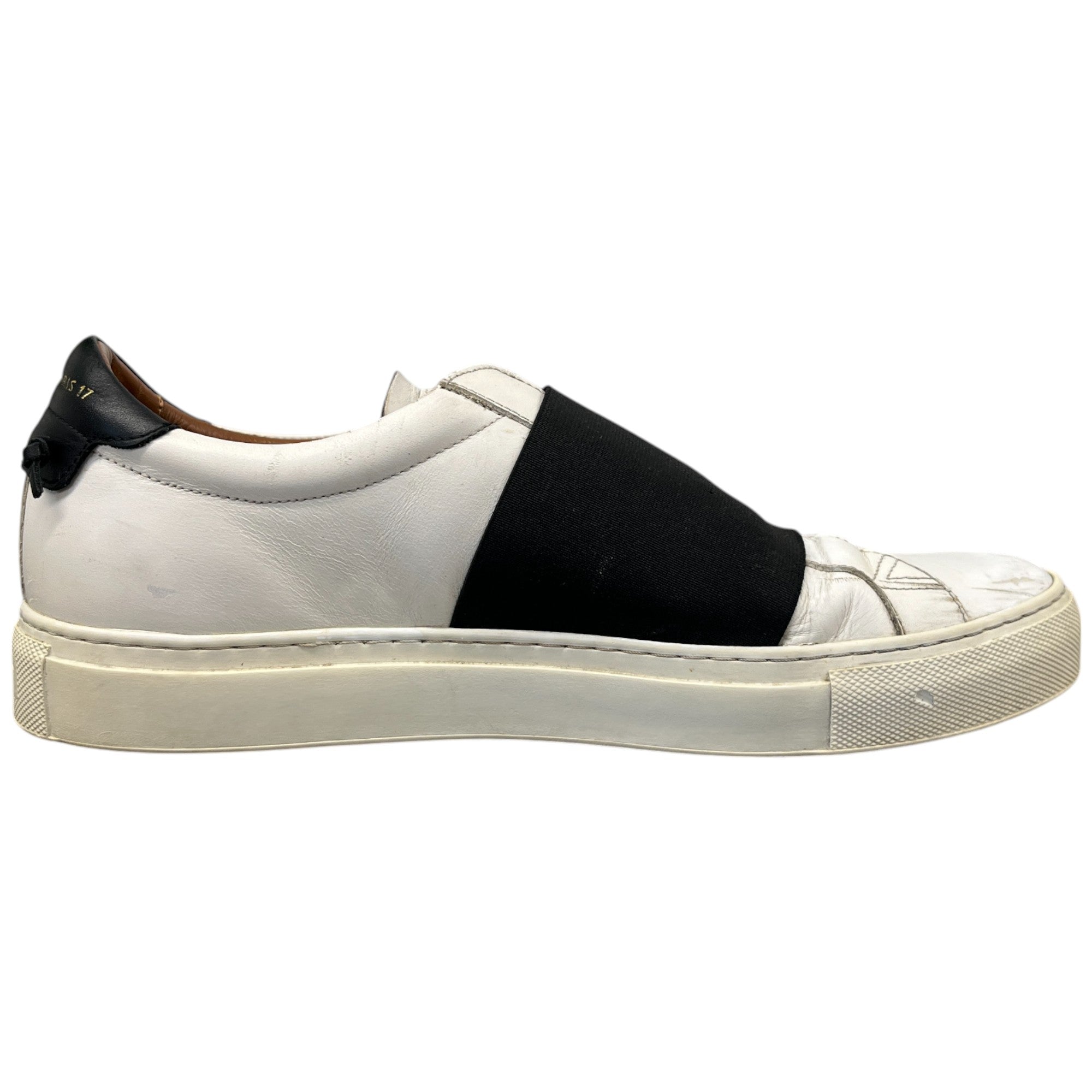 Men's Elastic Strap Skate Low Trainers White Size EU 41 / UK 7