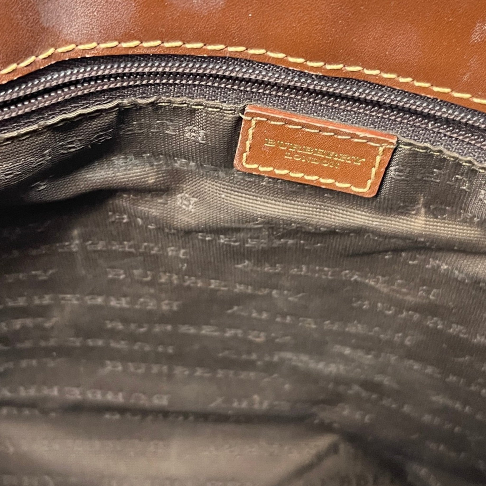 Women's Checkered Bag Brown