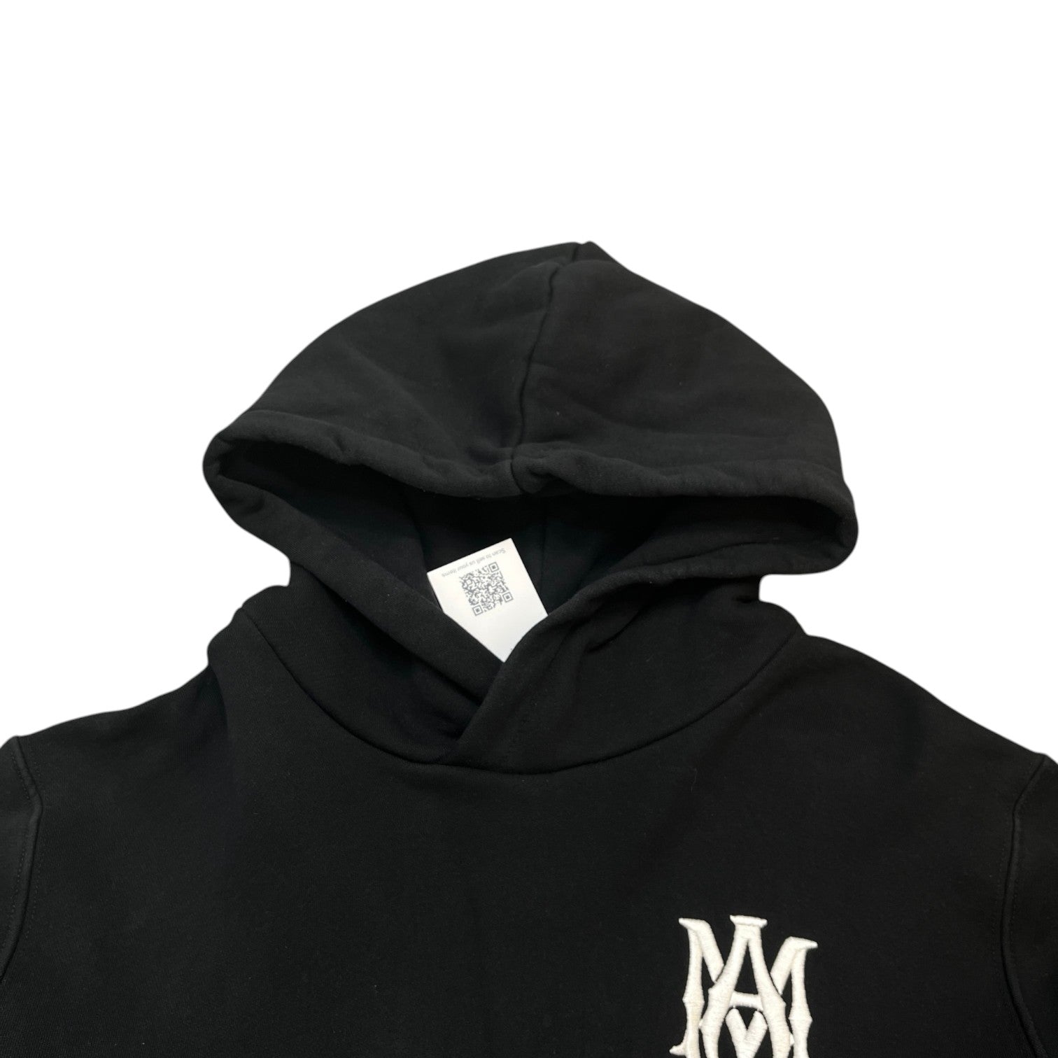 Men's Embroidered Logo Hoodie Black Size XXL