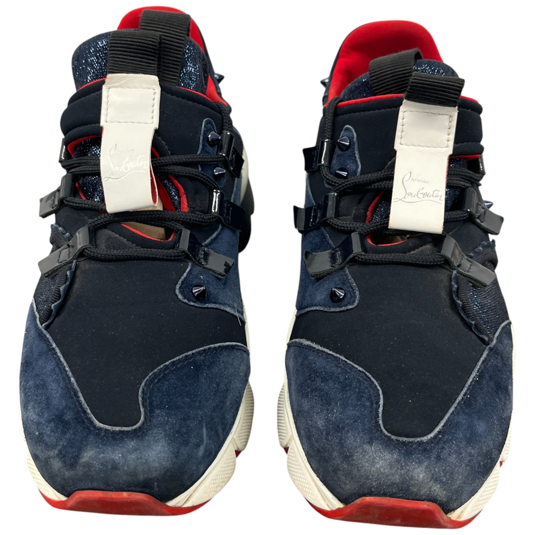 Women's Neoprene Runner Low Trainers Navy Size EU 38 / UK 5