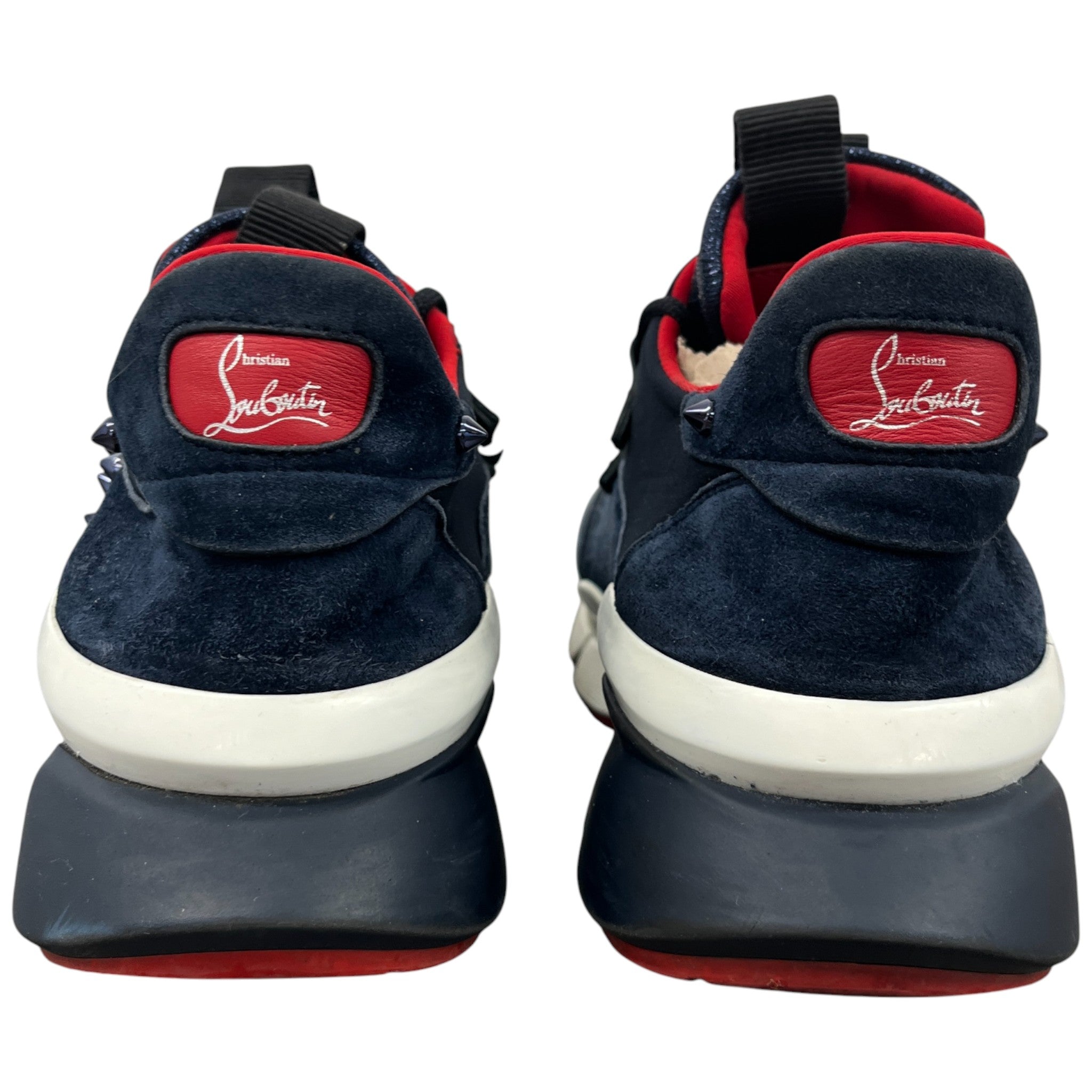 Women's Neoprene Runner Low Trainers Navy Size EU 38 / UK 5