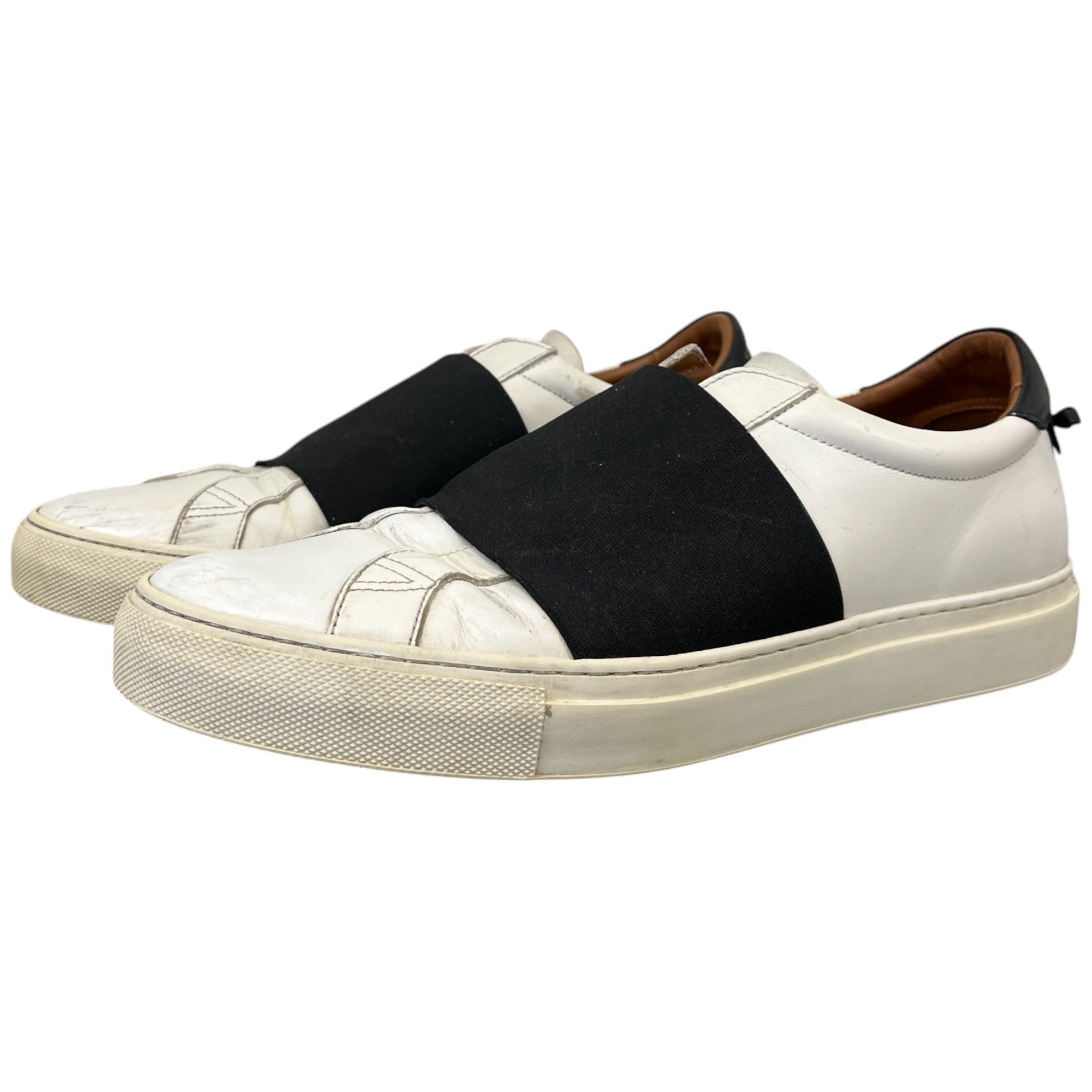 Men's Elastic Strap Skate Low Trainers White Size EU 41 / UK 7