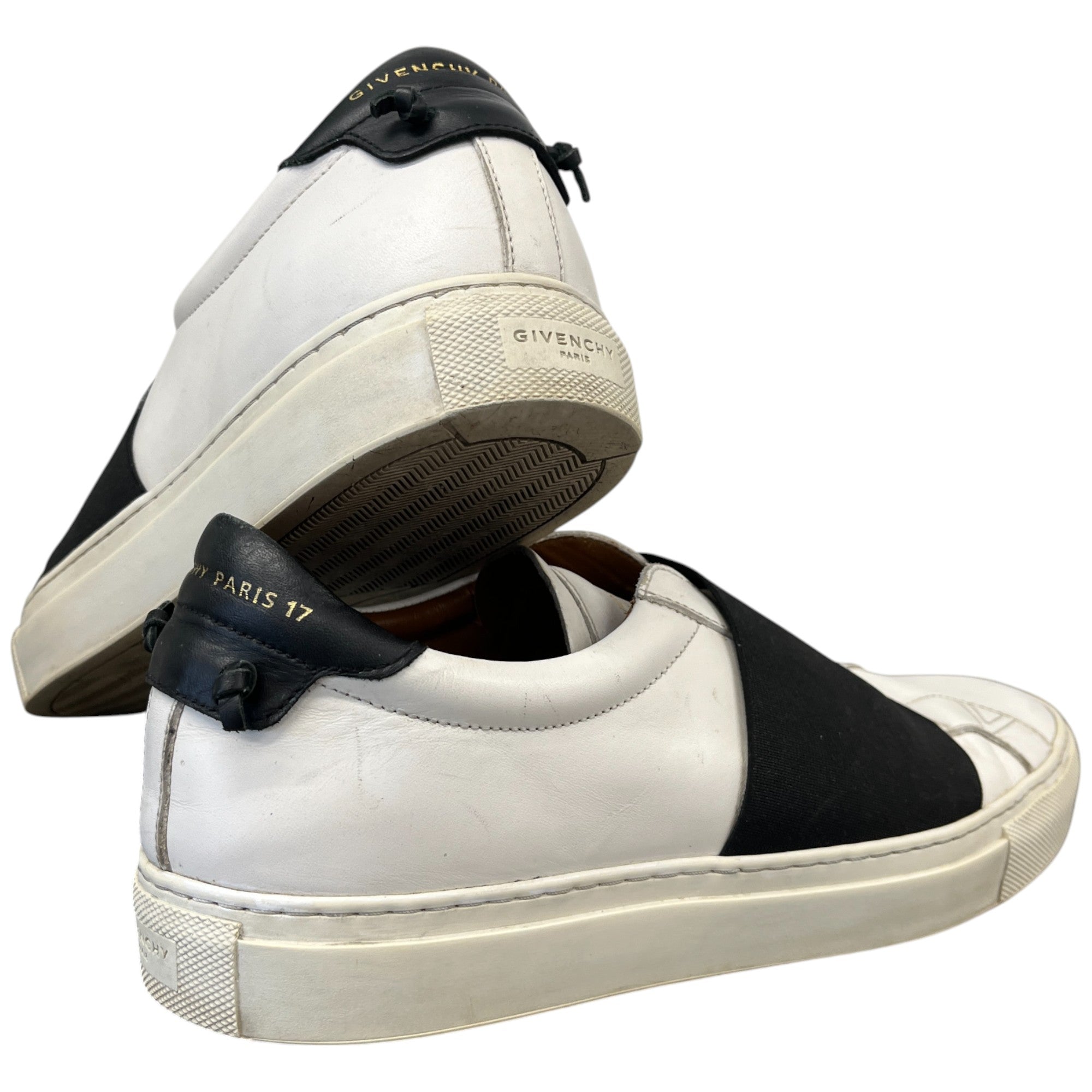 Men's Elastic Strap Skate Low Trainers White Size EU 41 / UK 7