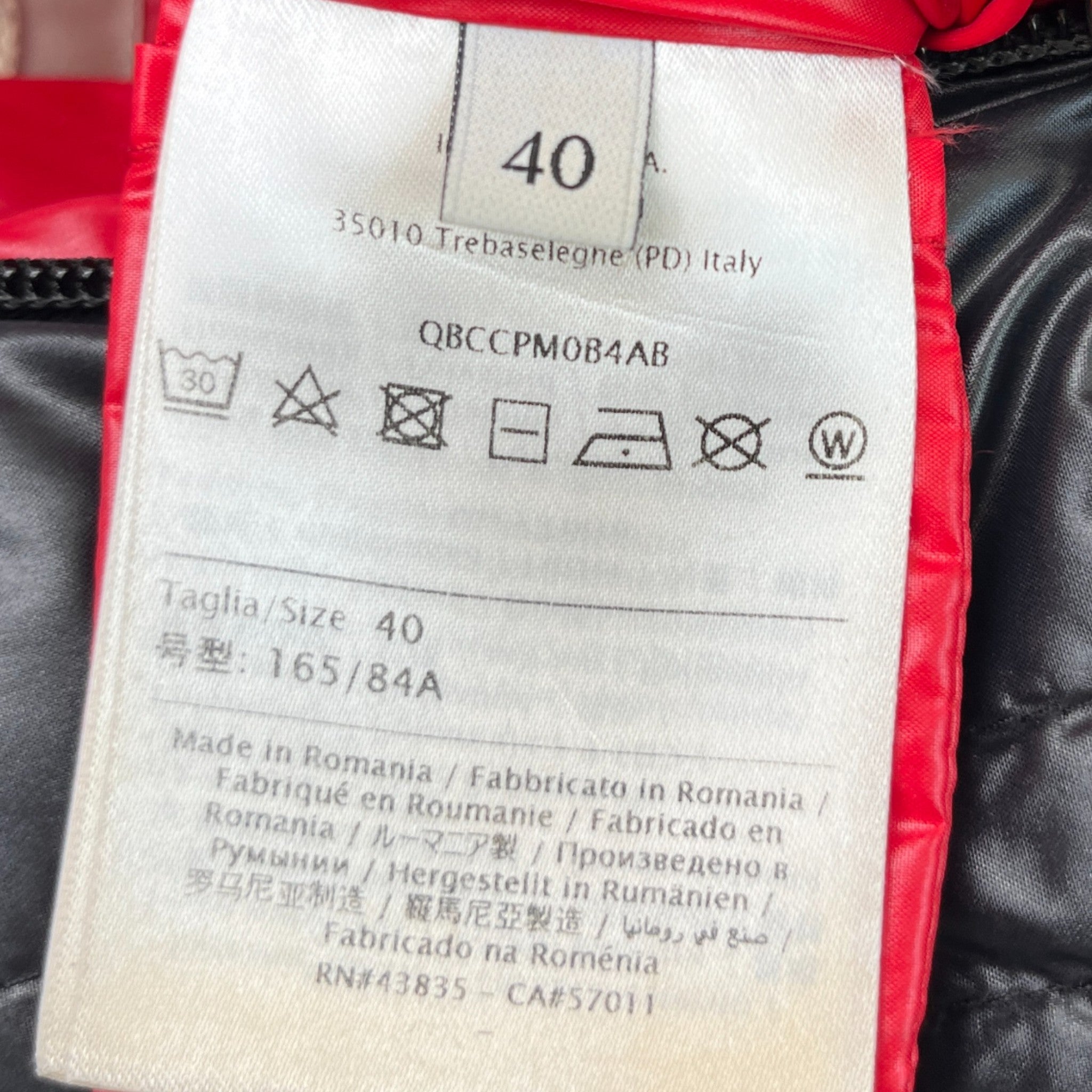 Women's X Valentino Vltn Logo Down Jacket Black Size IT 40 / UK 8