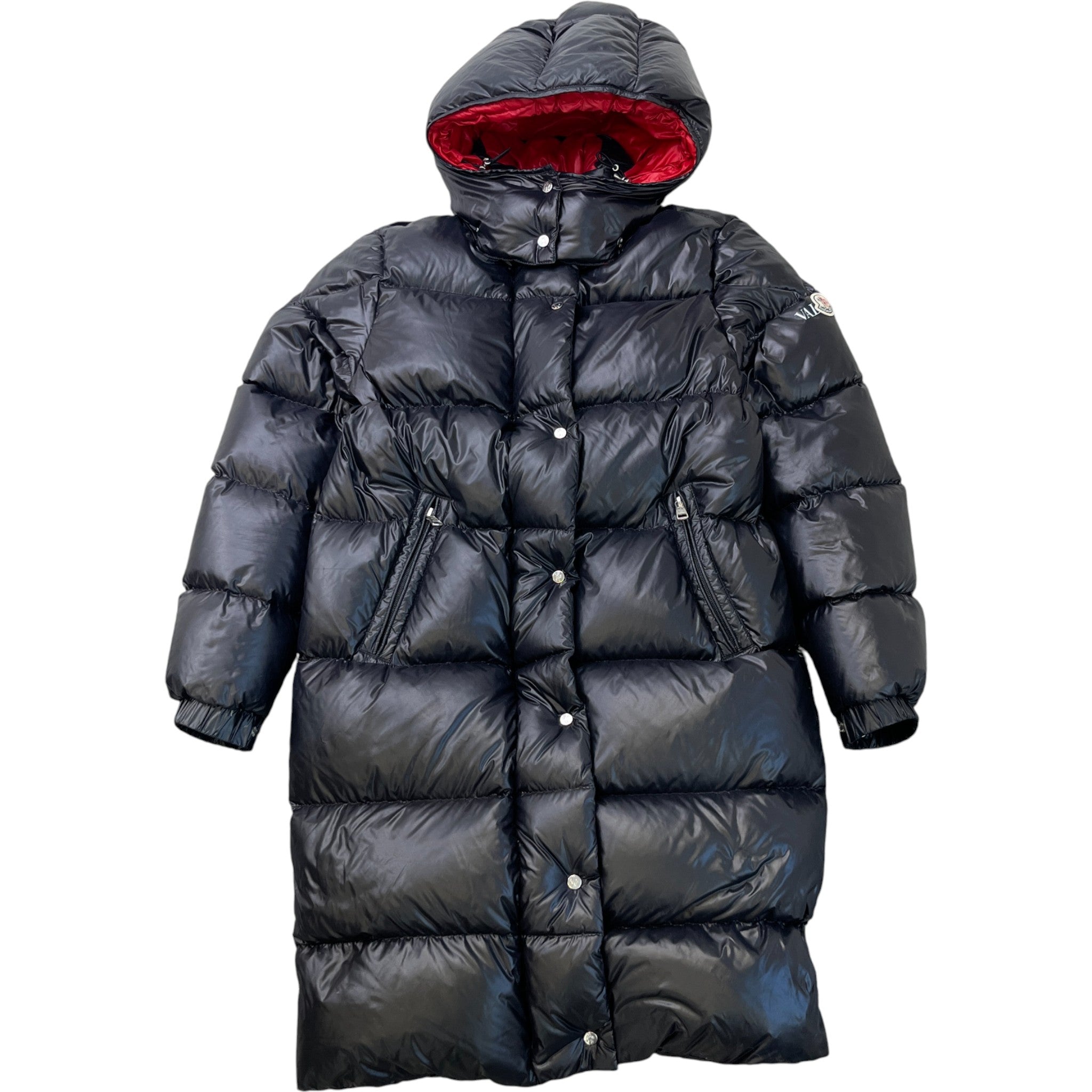 Women's X Valentino Vltn Logo Down Jacket Black Size IT 40 / UK 8