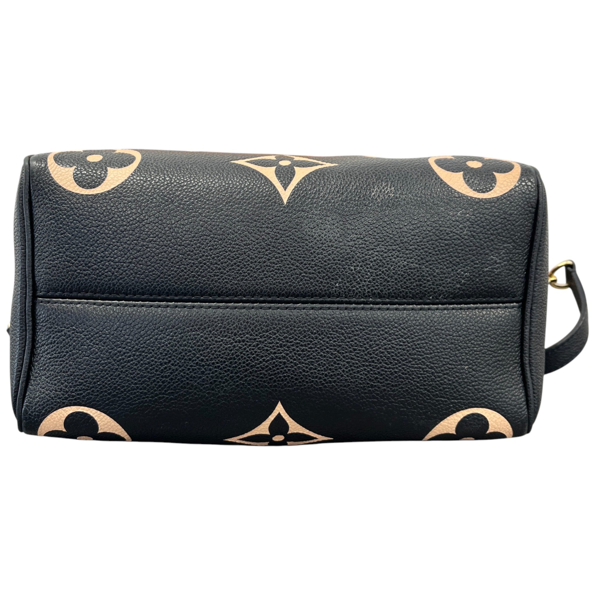 Women's Speedy Bandoulière 25 Empreinte Leather Bag Black