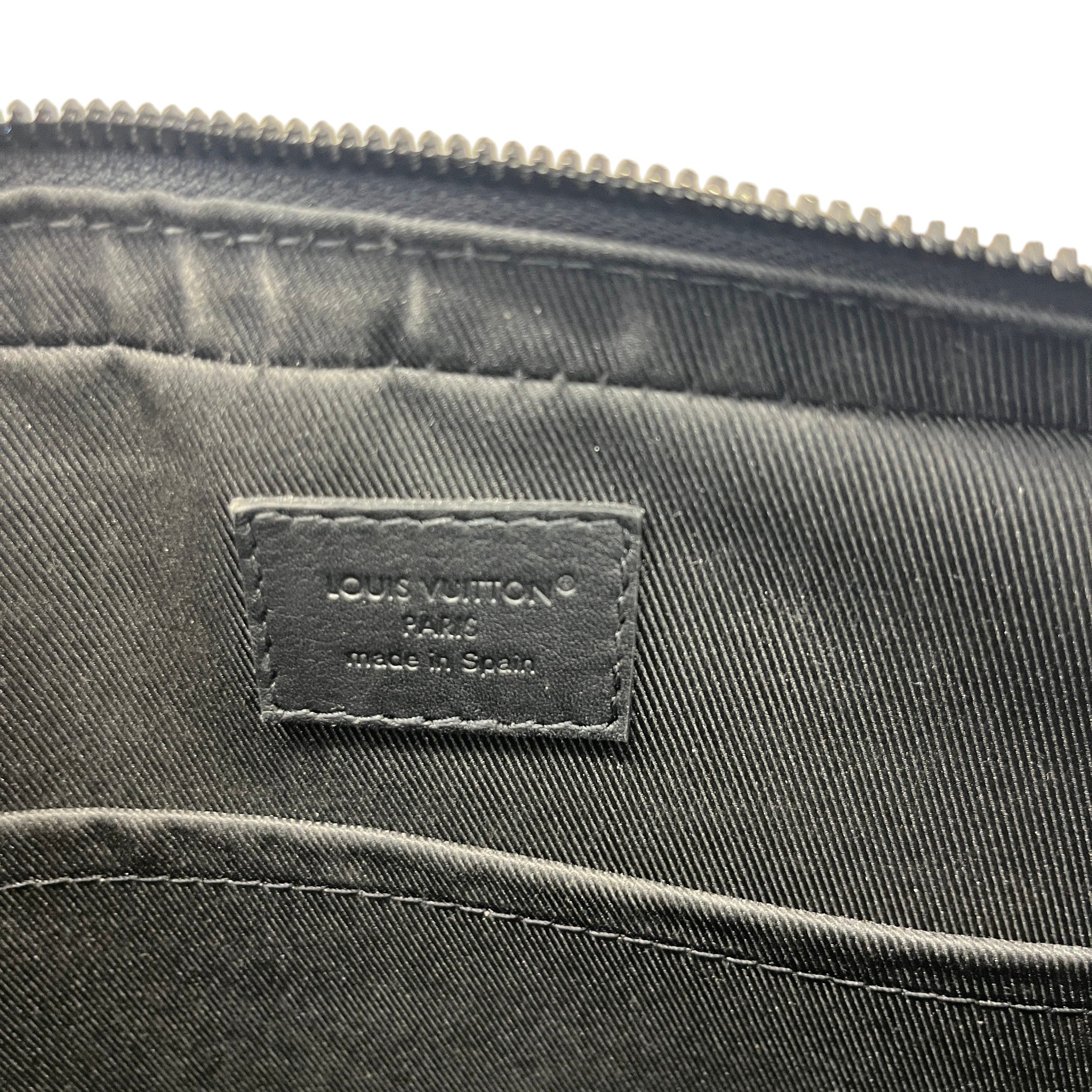 Men's Monogram Shadow Trio Messenger Bag Black