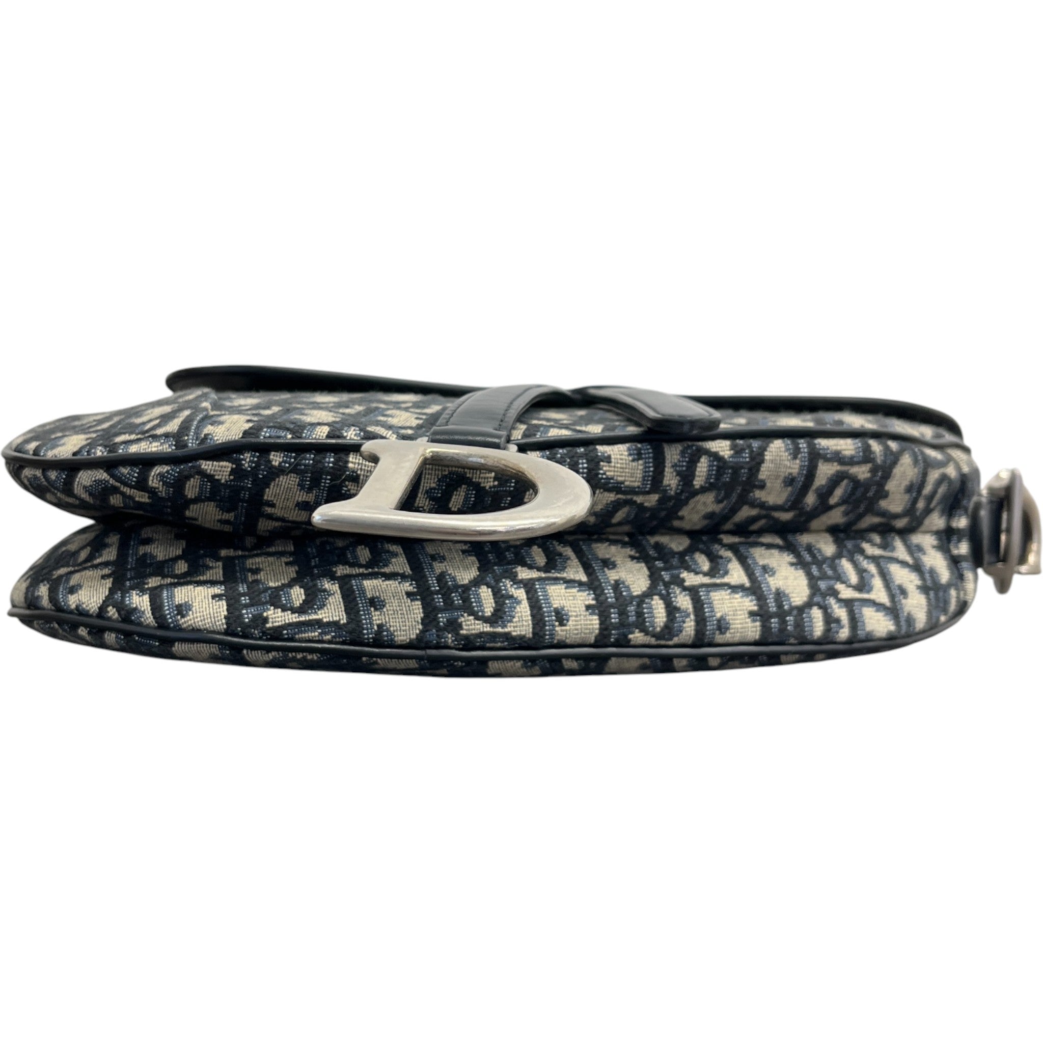 Women's Oblique Saddle Medium Bag Navy