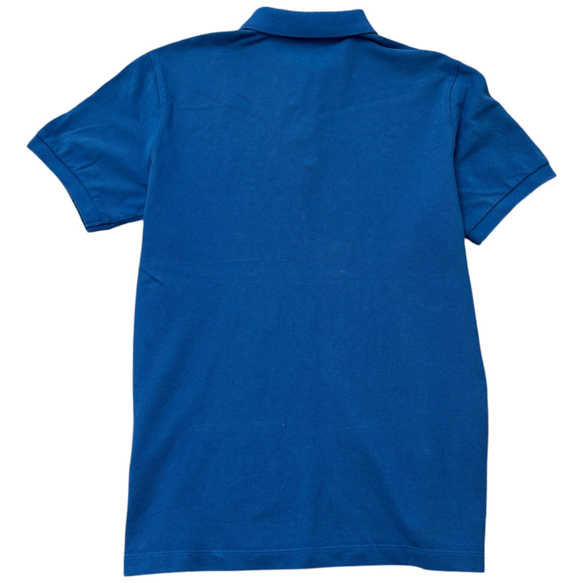 Men's Pique Polo Shirt Blue Size L
