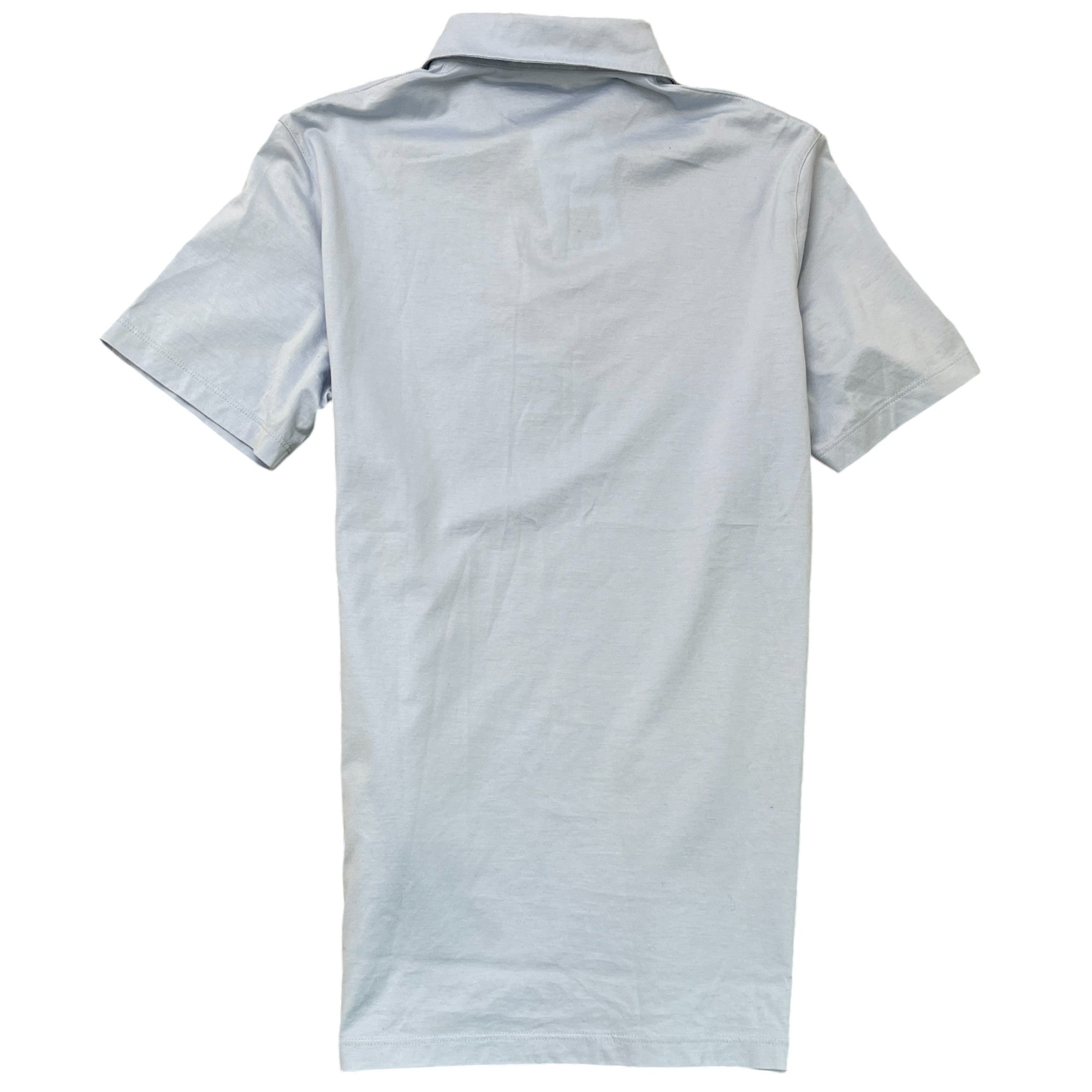 Men's Pocket Logo Polo Shirt Blue Size S