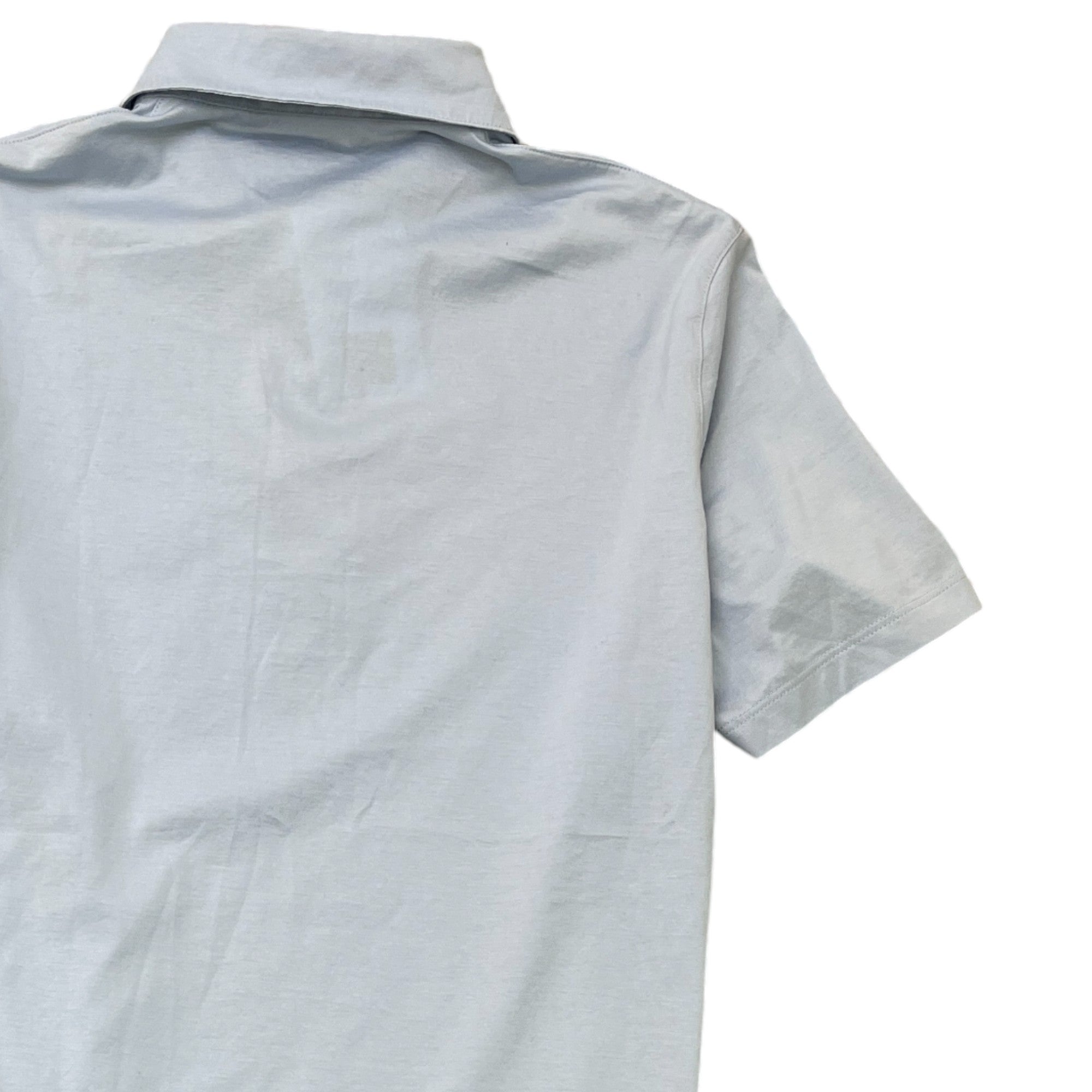 Men's Pocket Logo Polo Shirt Blue Size S