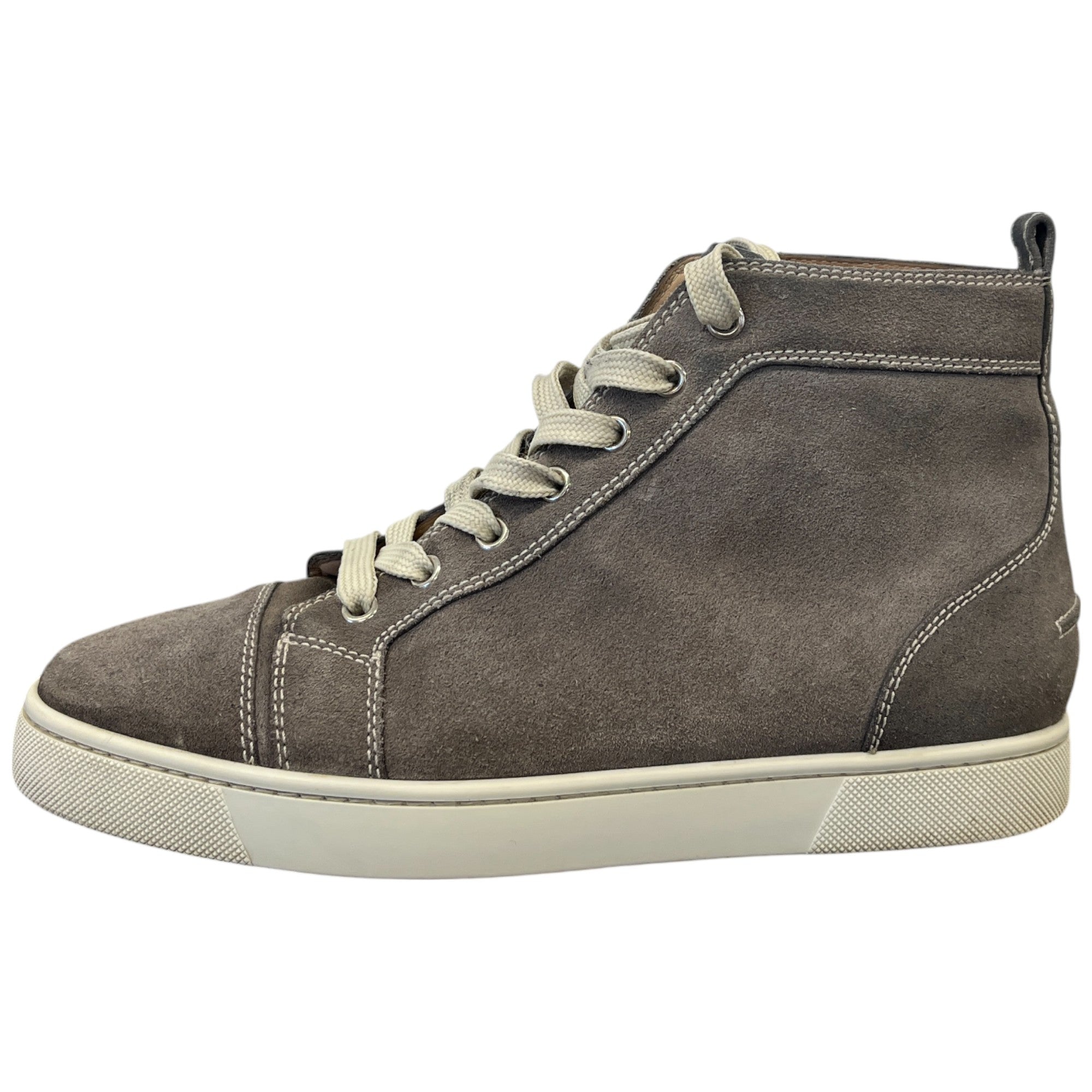 Men's Louis Flat High Trainers Grey Size EU 40 / UK 6