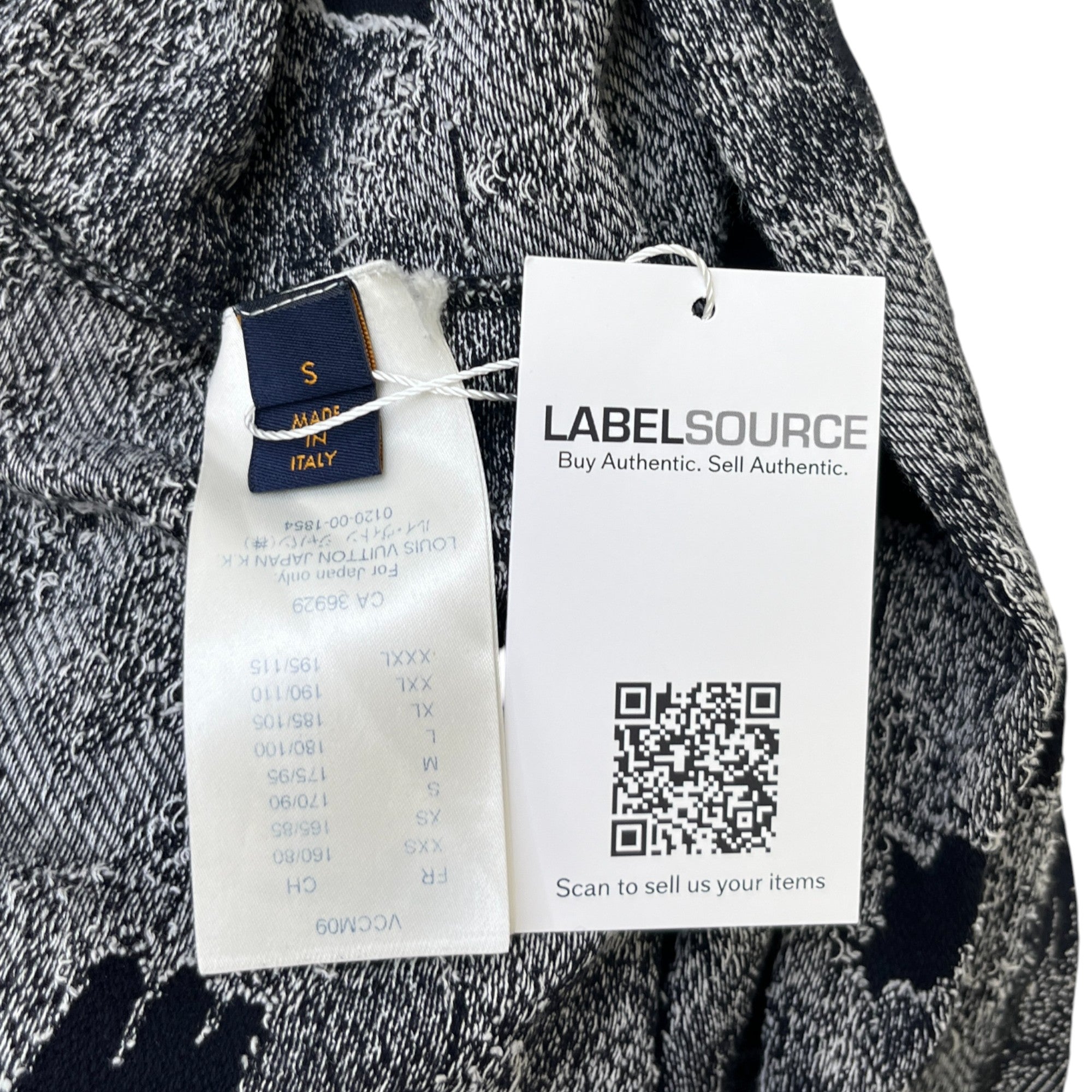 Men's Monogram Camouflage T-Shirt Navy Size S