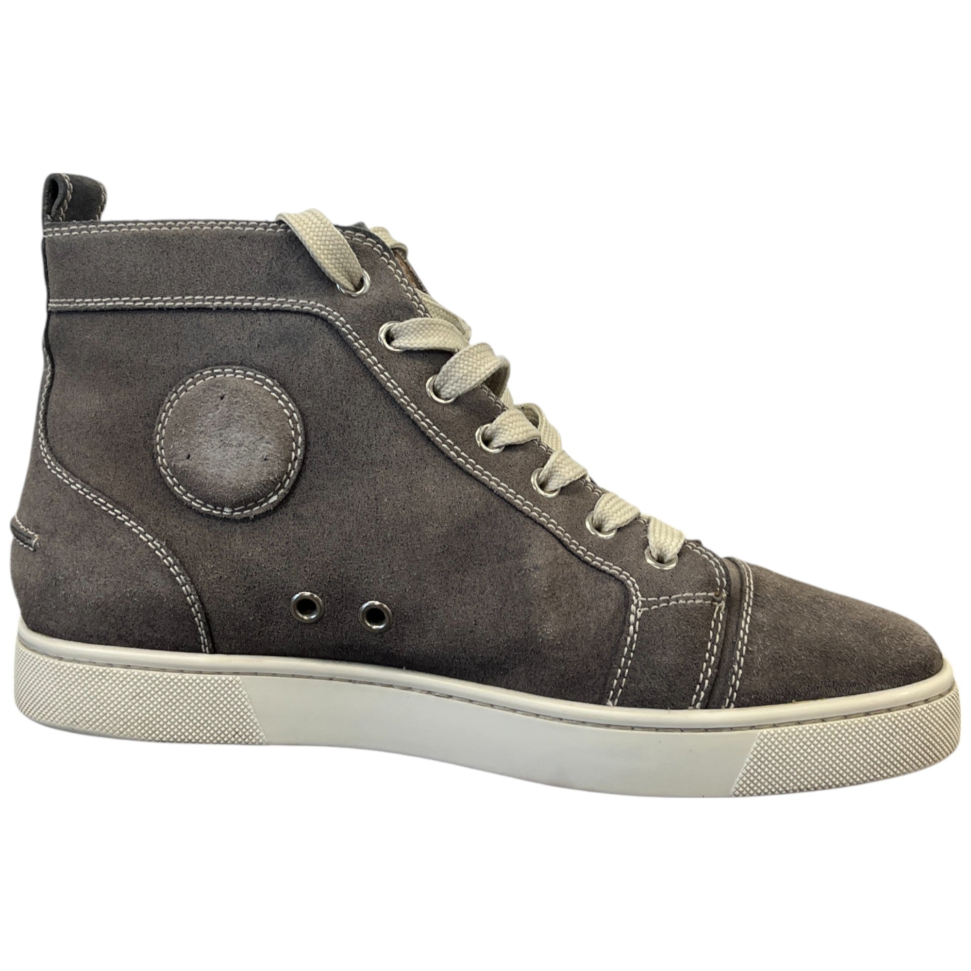 Men's Louis Flat High Trainers Grey Size EU 40 / UK 6