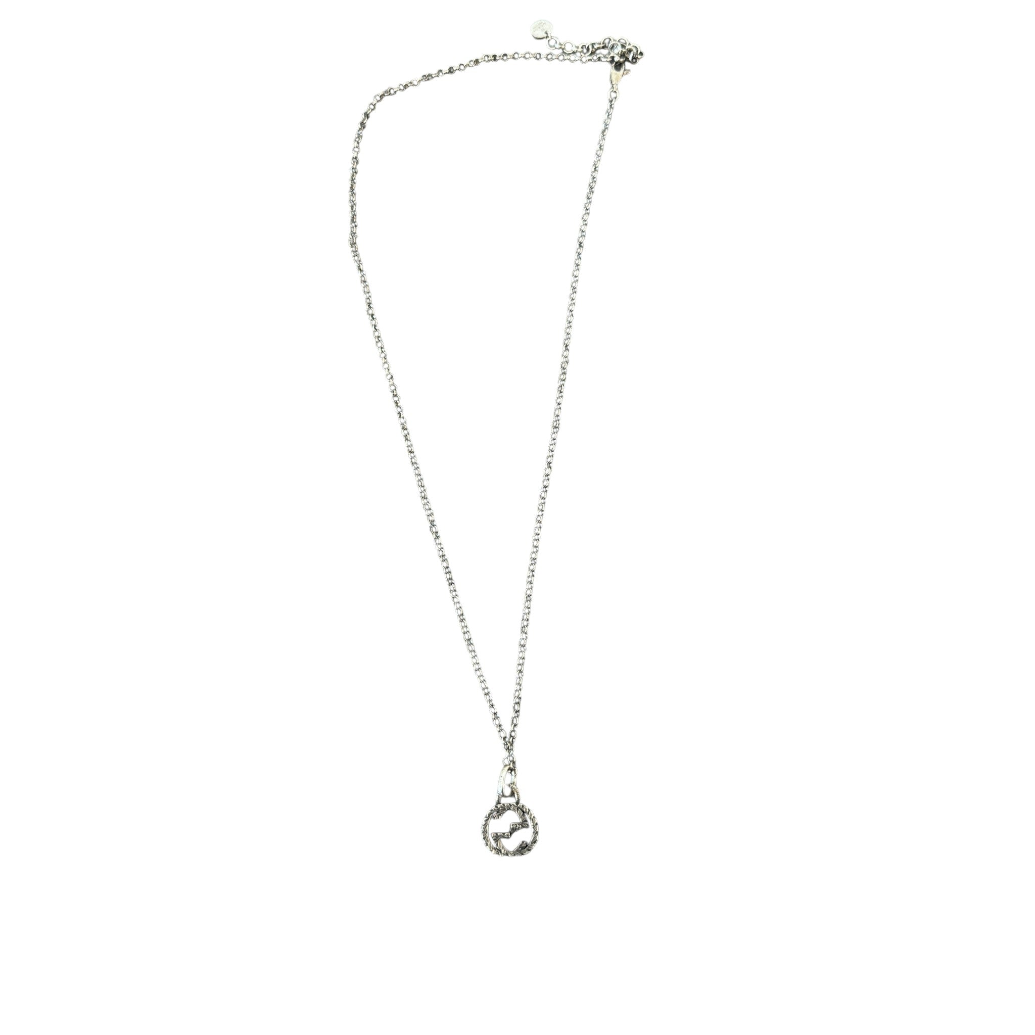 Women's Interlocking G Necklace Silver