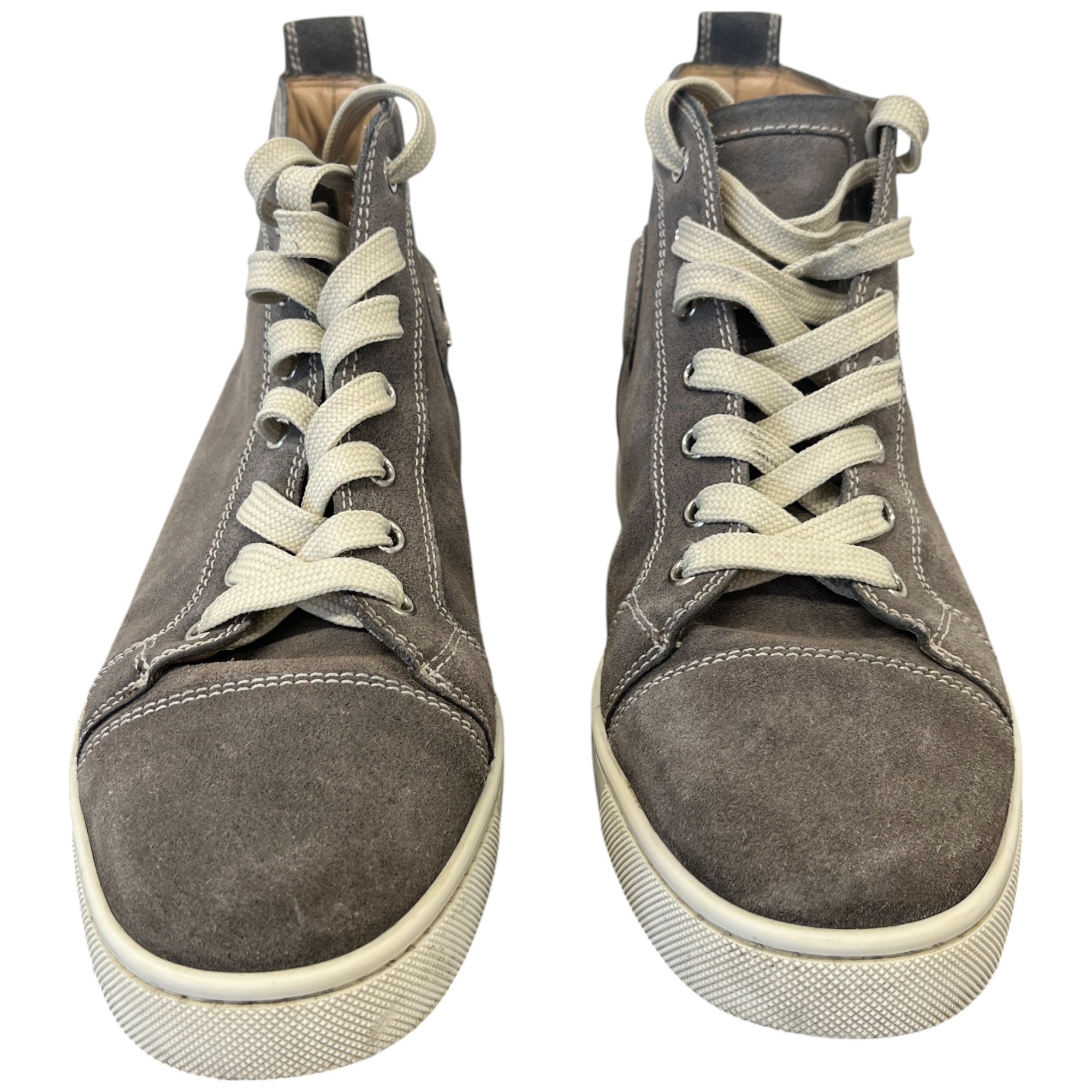 Men's Louis Flat High Trainers Grey Size EU 40 / UK 6