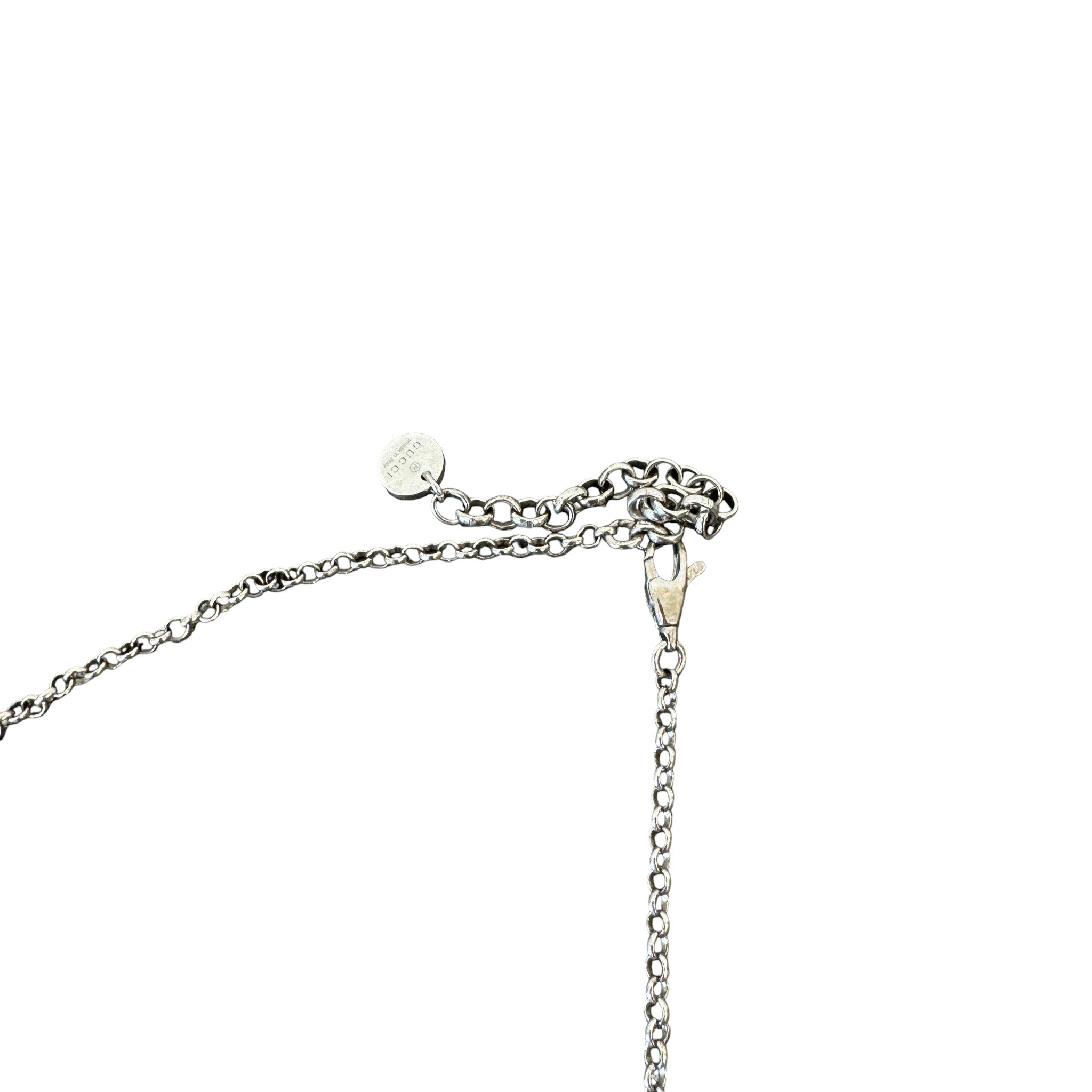 Women's Interlocking G Necklace Silver