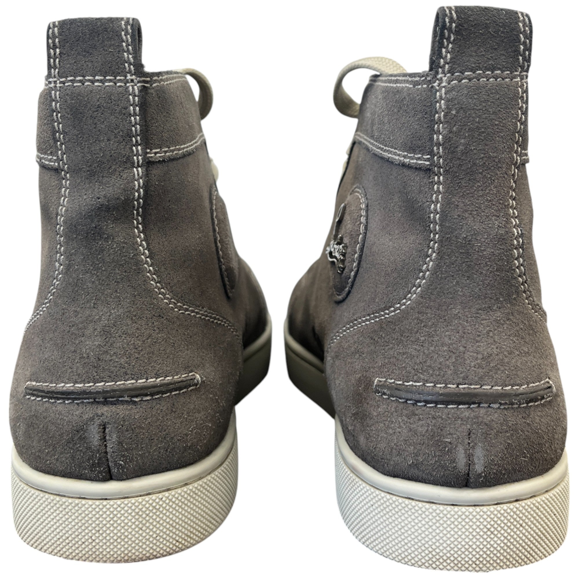 Men's Louis Flat High Trainers Grey Size EU 40 / UK 6