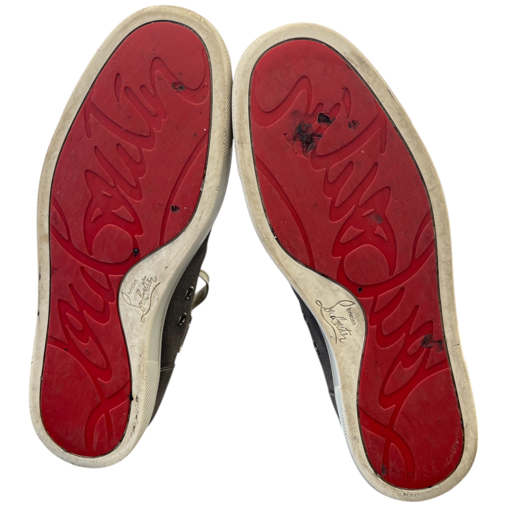 Men's Louis Flat High Trainers Grey Size EU 40 / UK 6