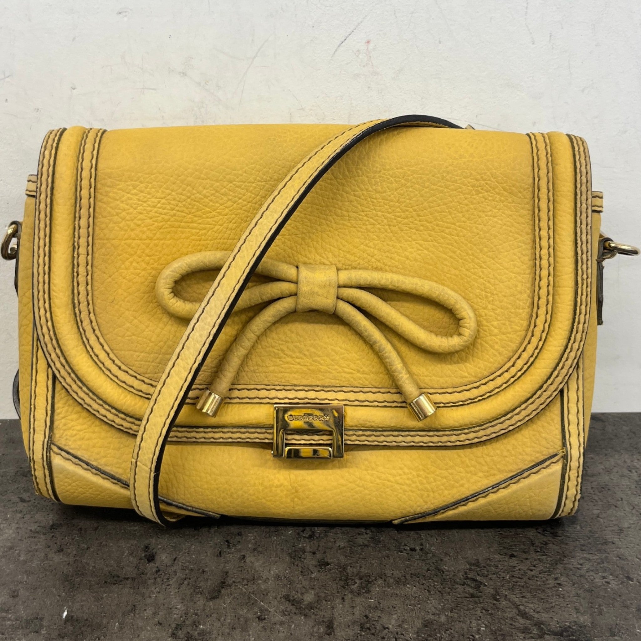 Women's Bow Crossbody Bag Yellow