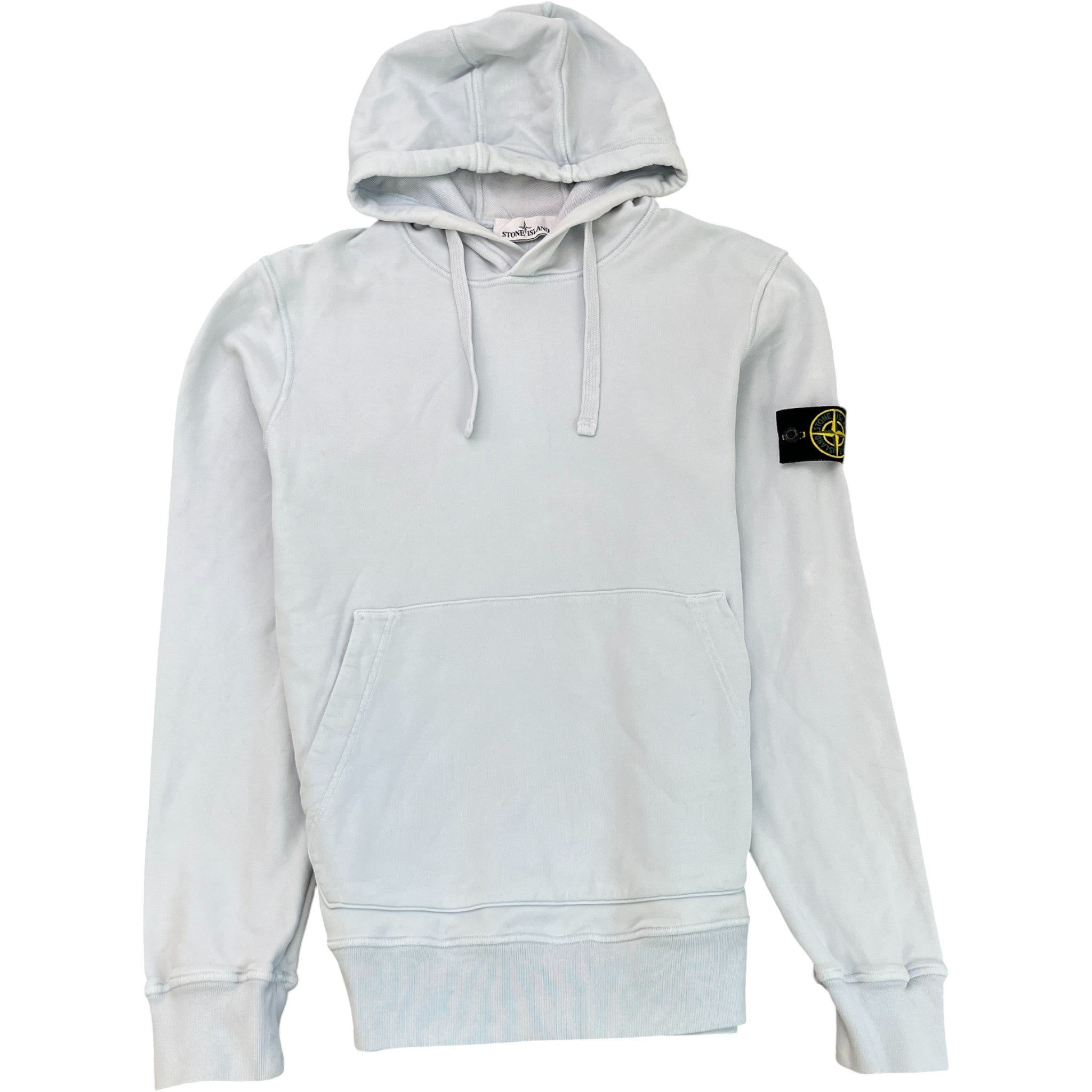 Men's Applique Logo Hoodie Blue Size M