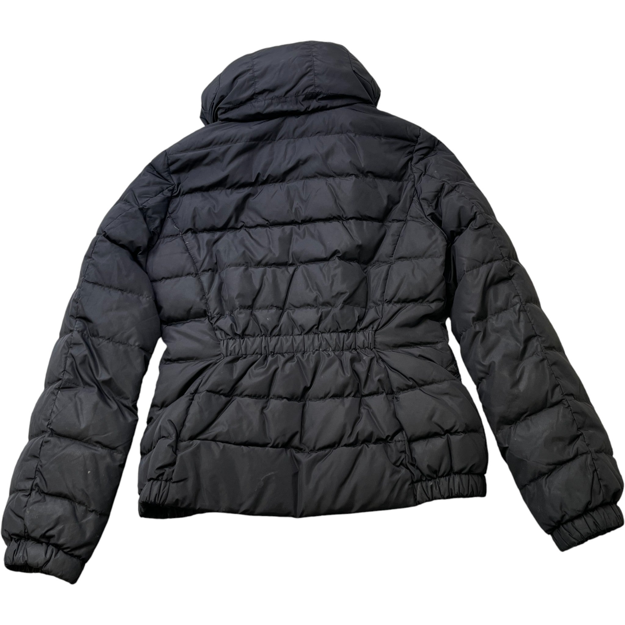 Women's Quilted Down Jacket Black Size XS