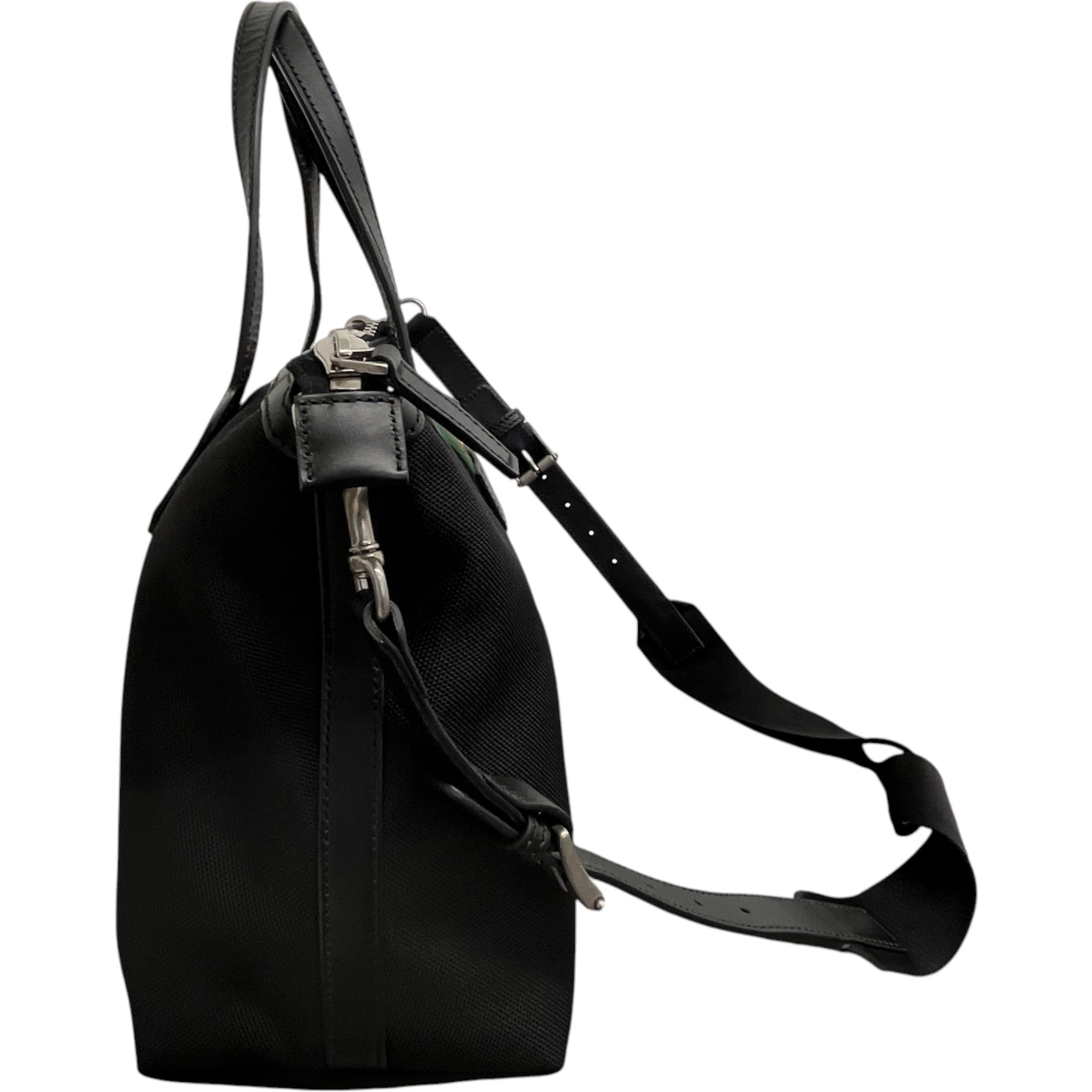 Women's Gg Canvas Abbey Pocket Handbag Black