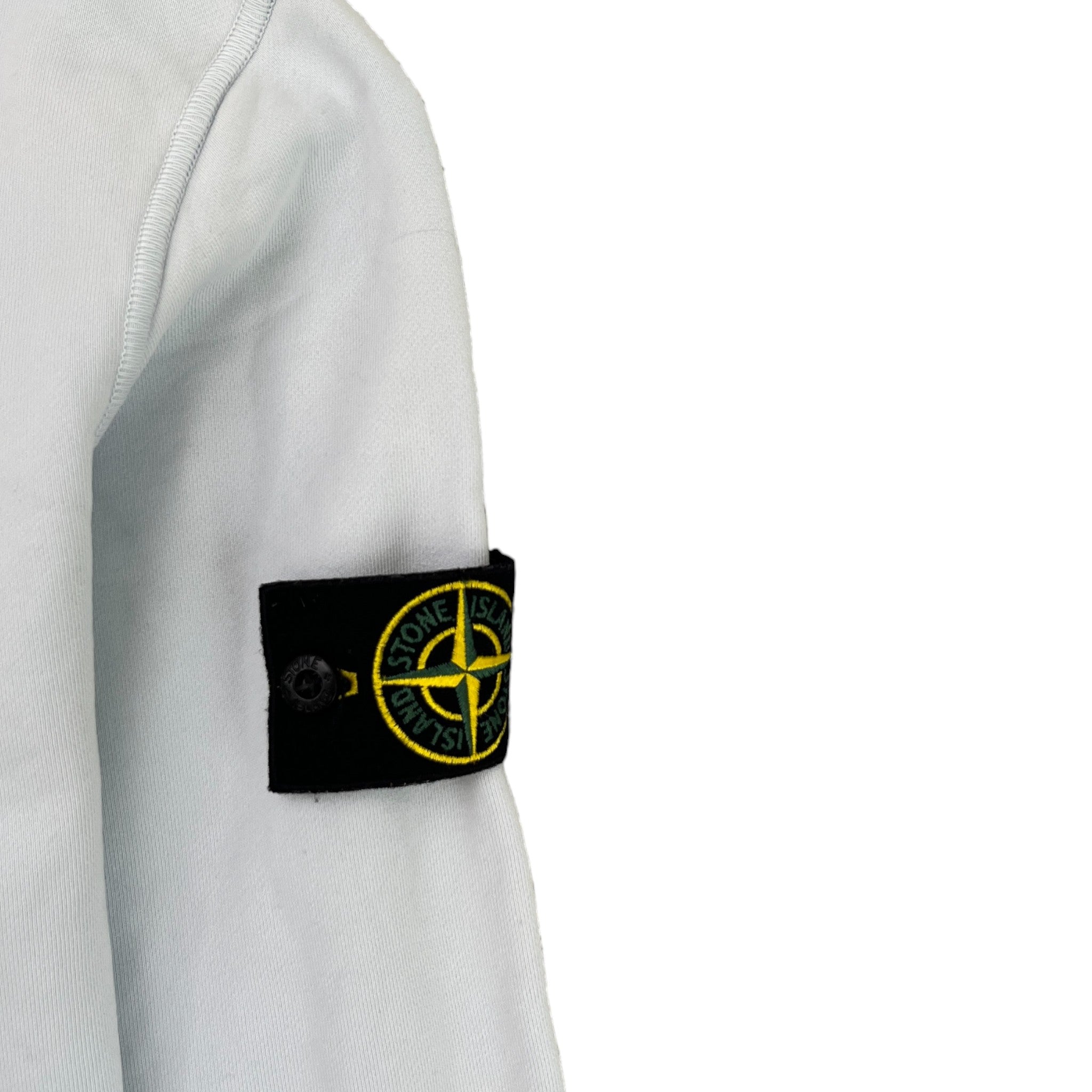 Men's Applique Logo Hoodie Blue Size M