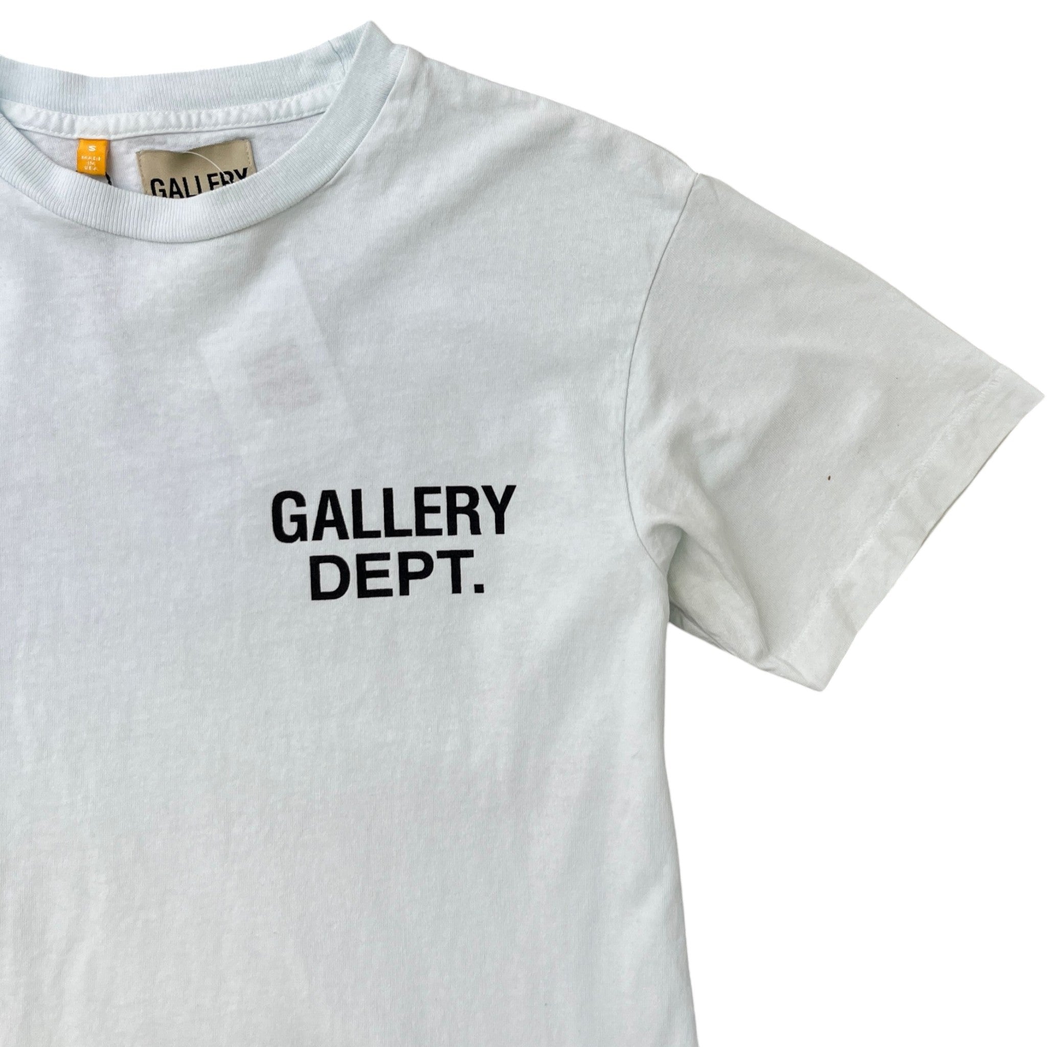 Men's Logo Print T-Shirt Blue Size S
