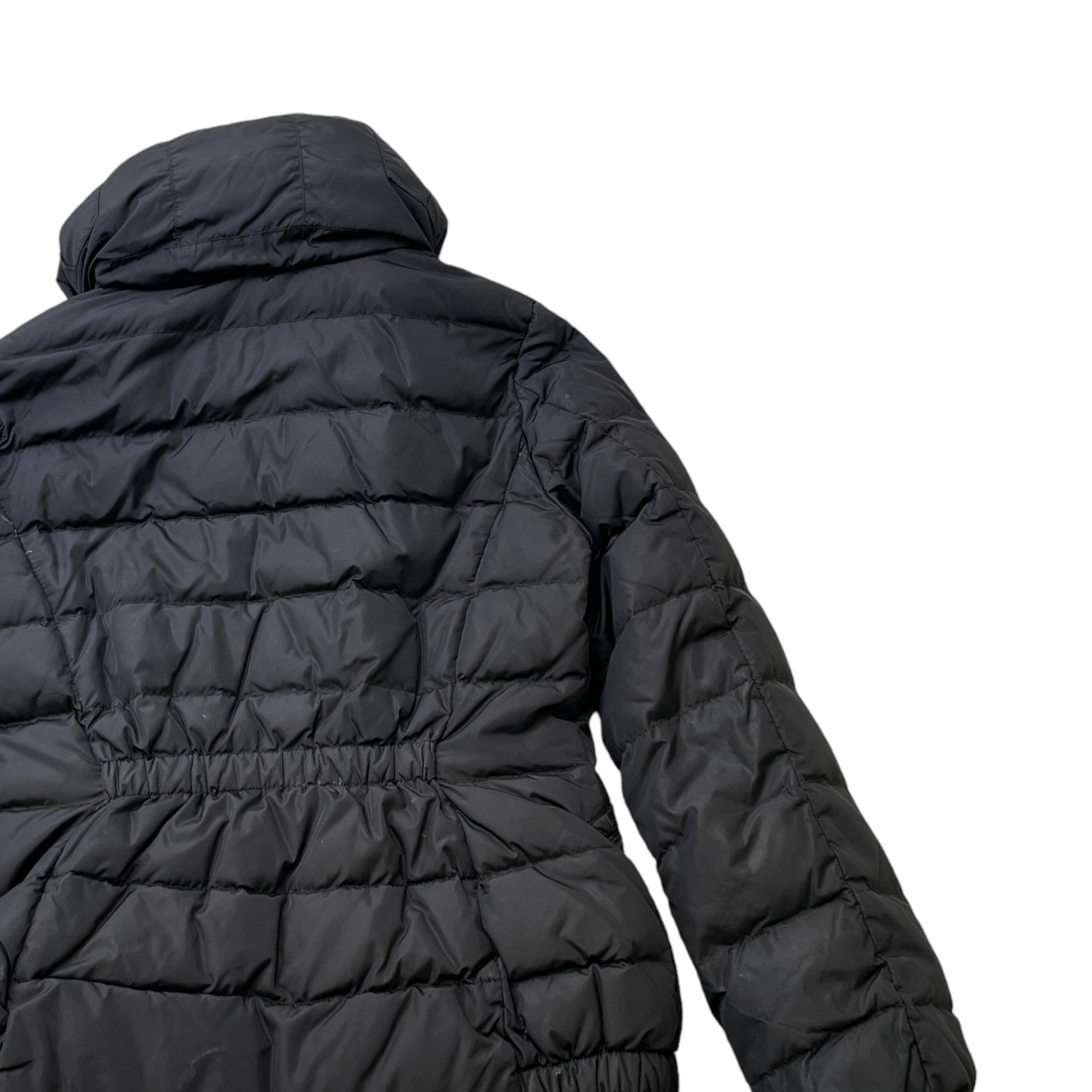 Women's Quilted Down Jacket Black Size XS