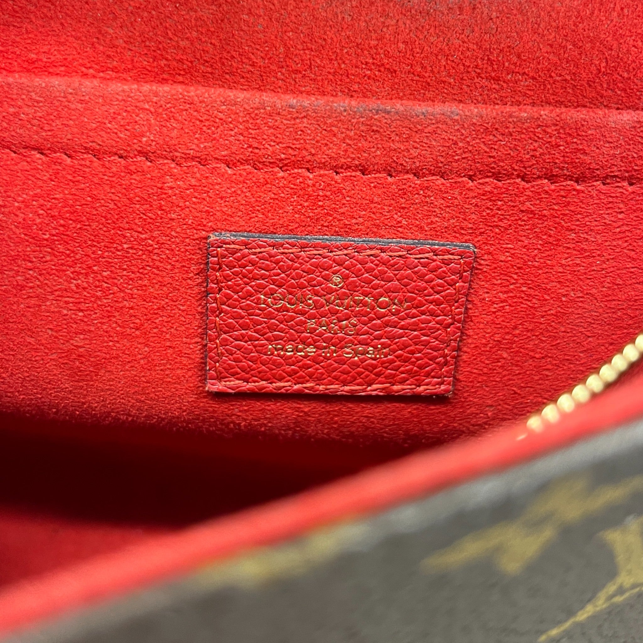 Women's Saint Placide Monogram Bag Red