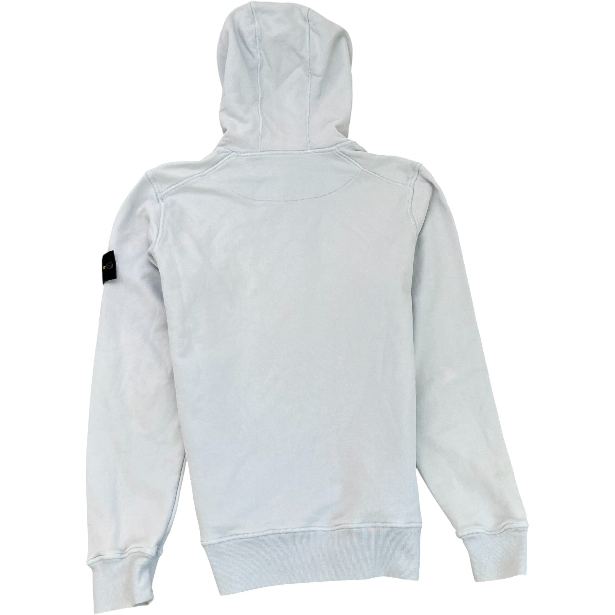 Men's Applique Logo Hoodie Blue Size M