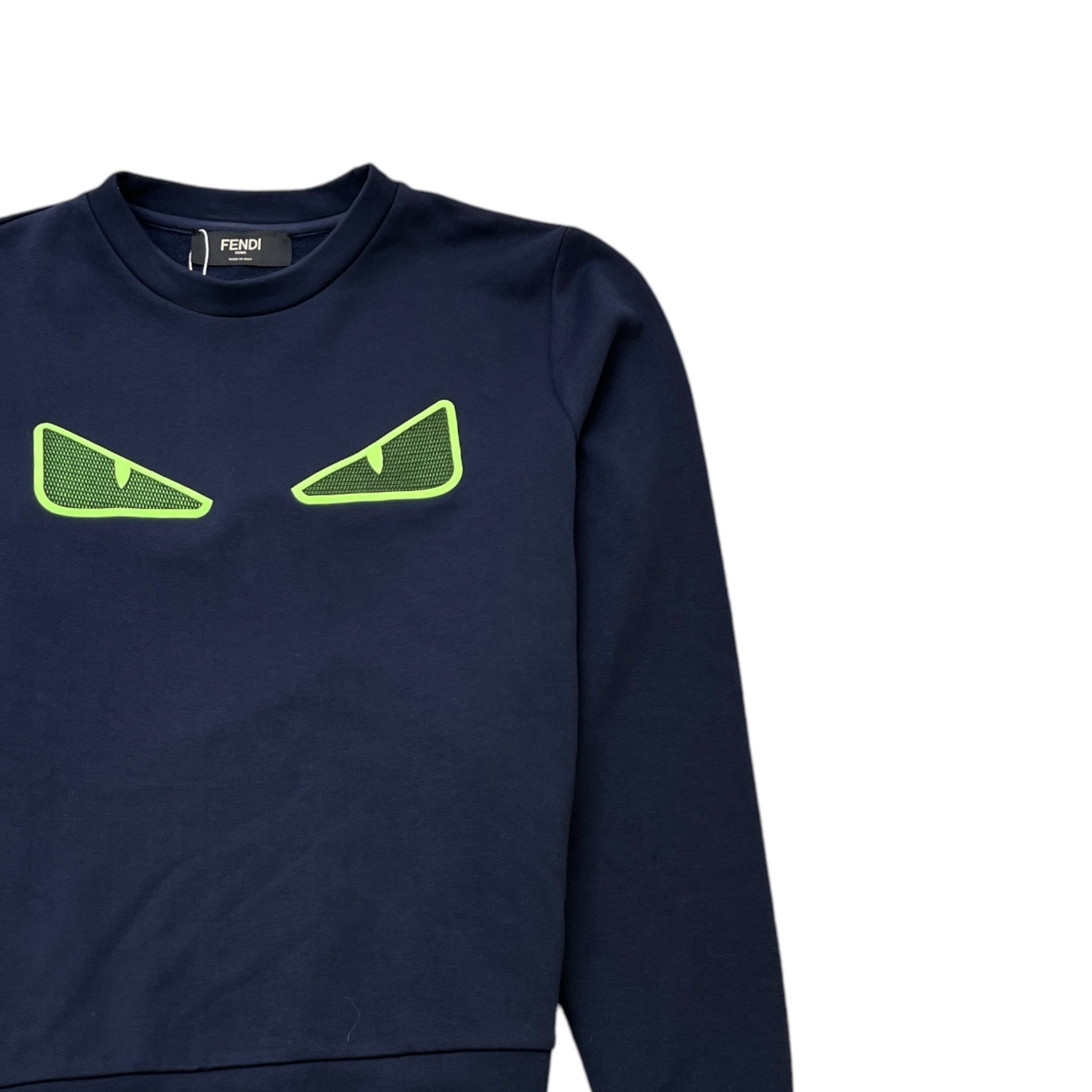 Men's Eye Logo Sweatshirt Navy Size S