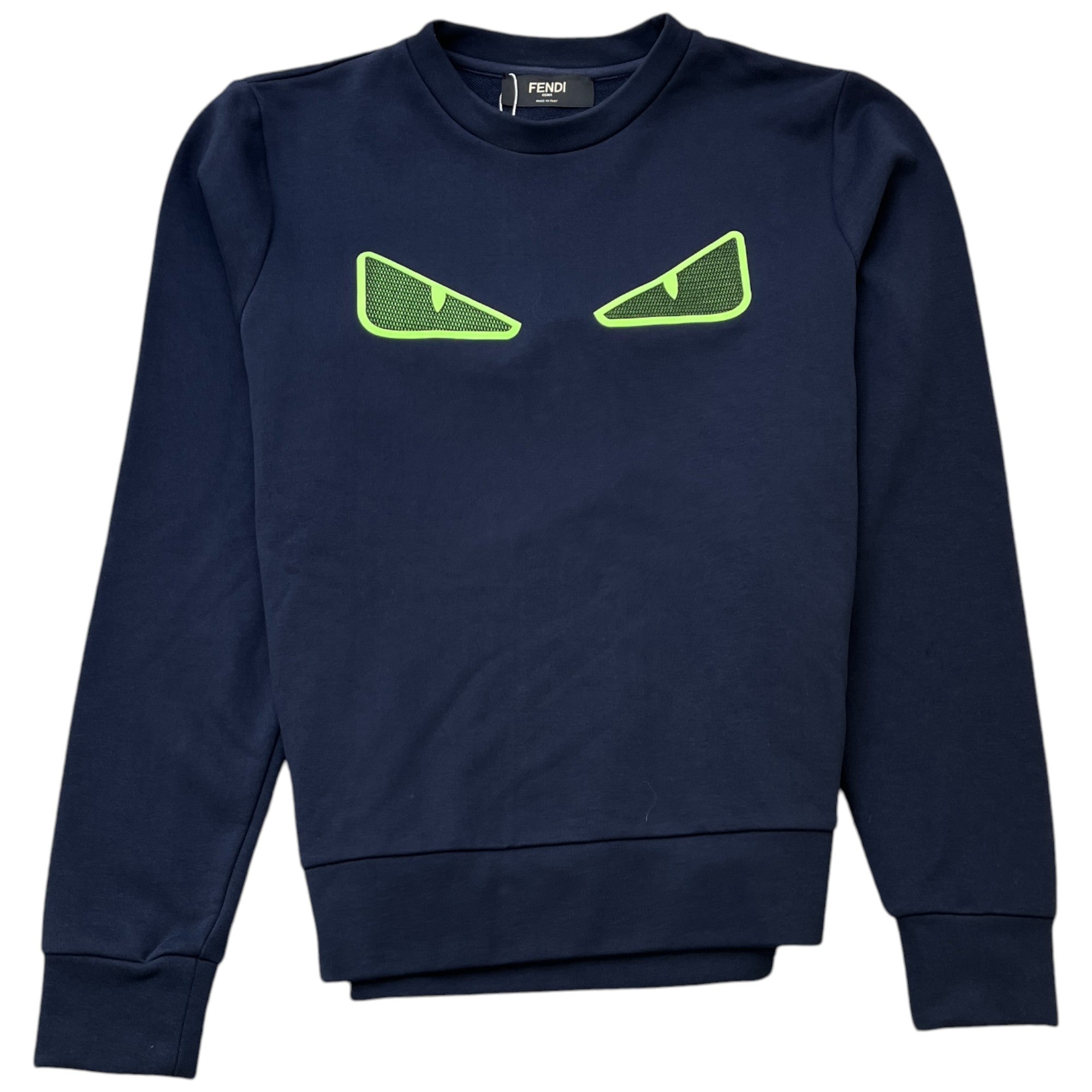 Men's Eye Logo Sweatshirt Navy Size S