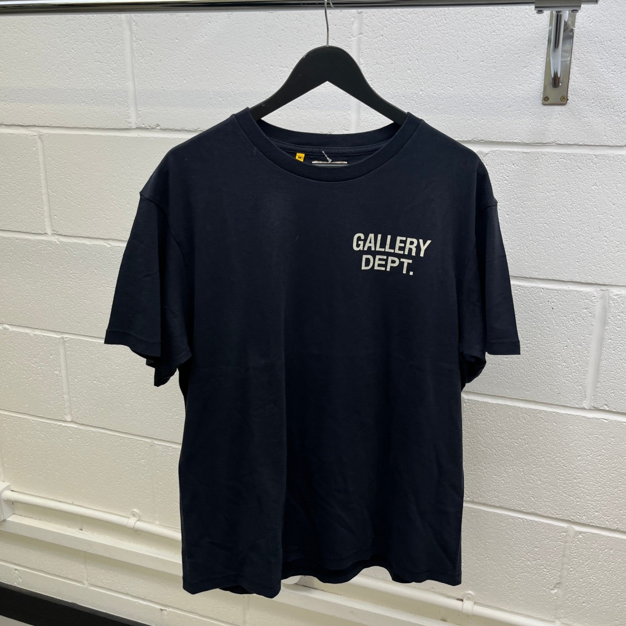 Men's Logo Print T-Shirt Black Size M