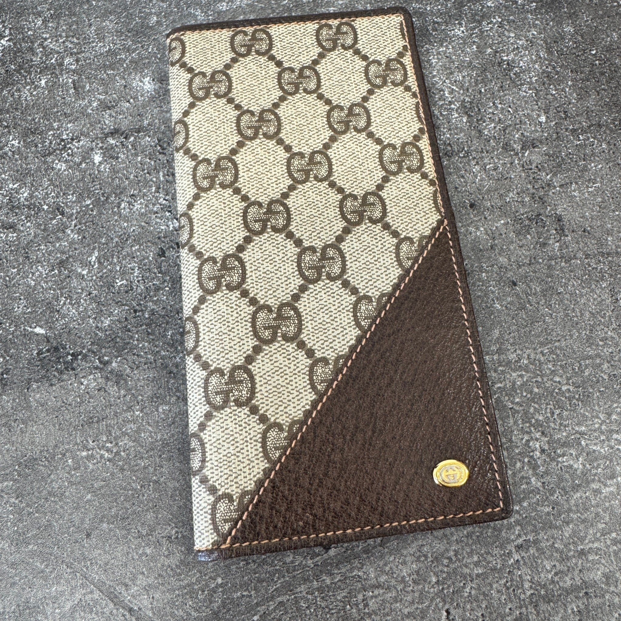 Gg Supreme Wallet Beige