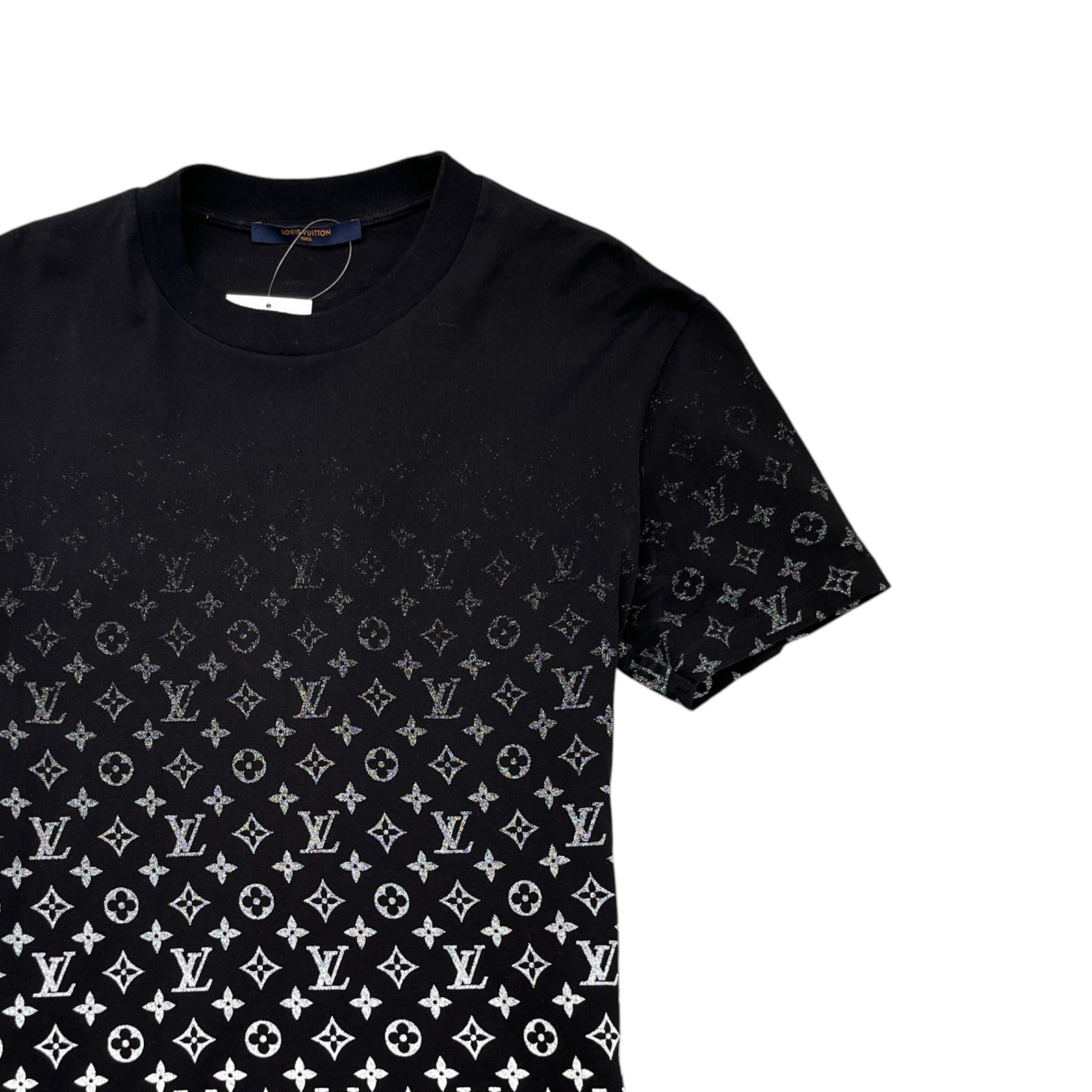 Men's Monogram Gradient T-Shirt Black Size M