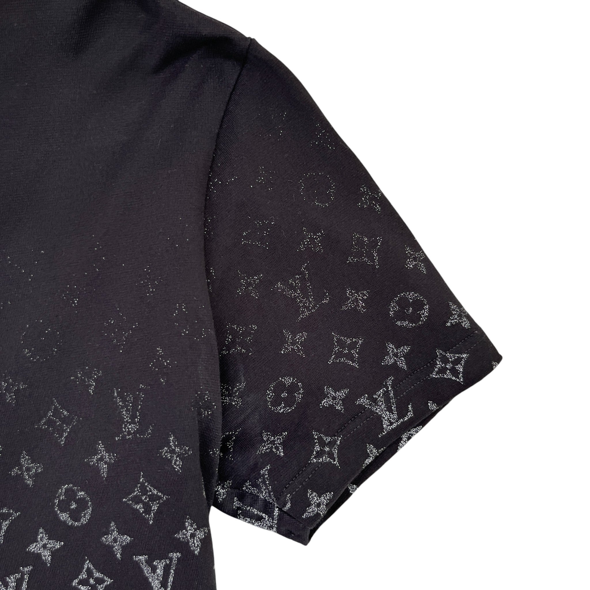 Men's Monogram Gradient T-Shirt Black Size M