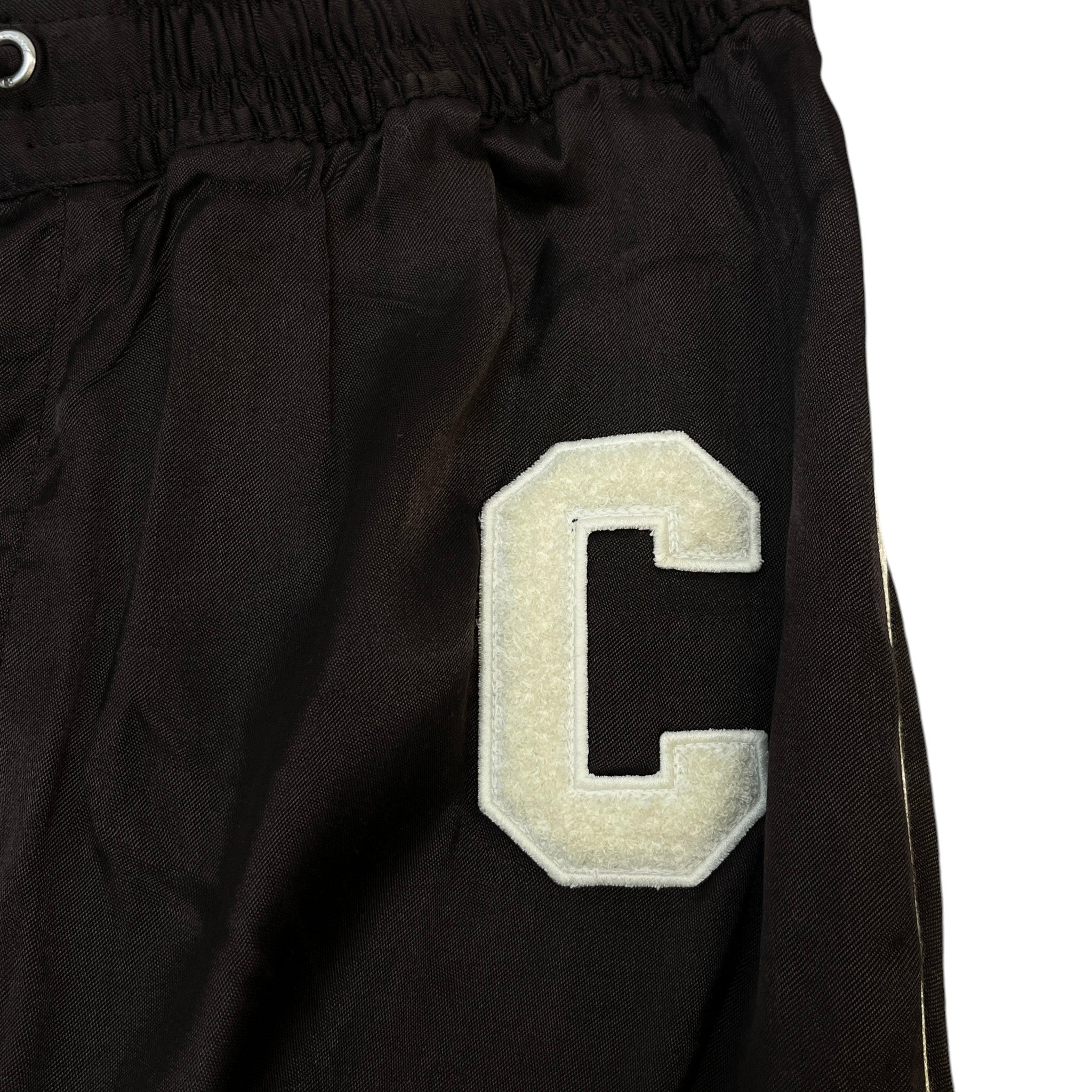 Women's C Athletic Satin Joggers Brown Size Waist 38"