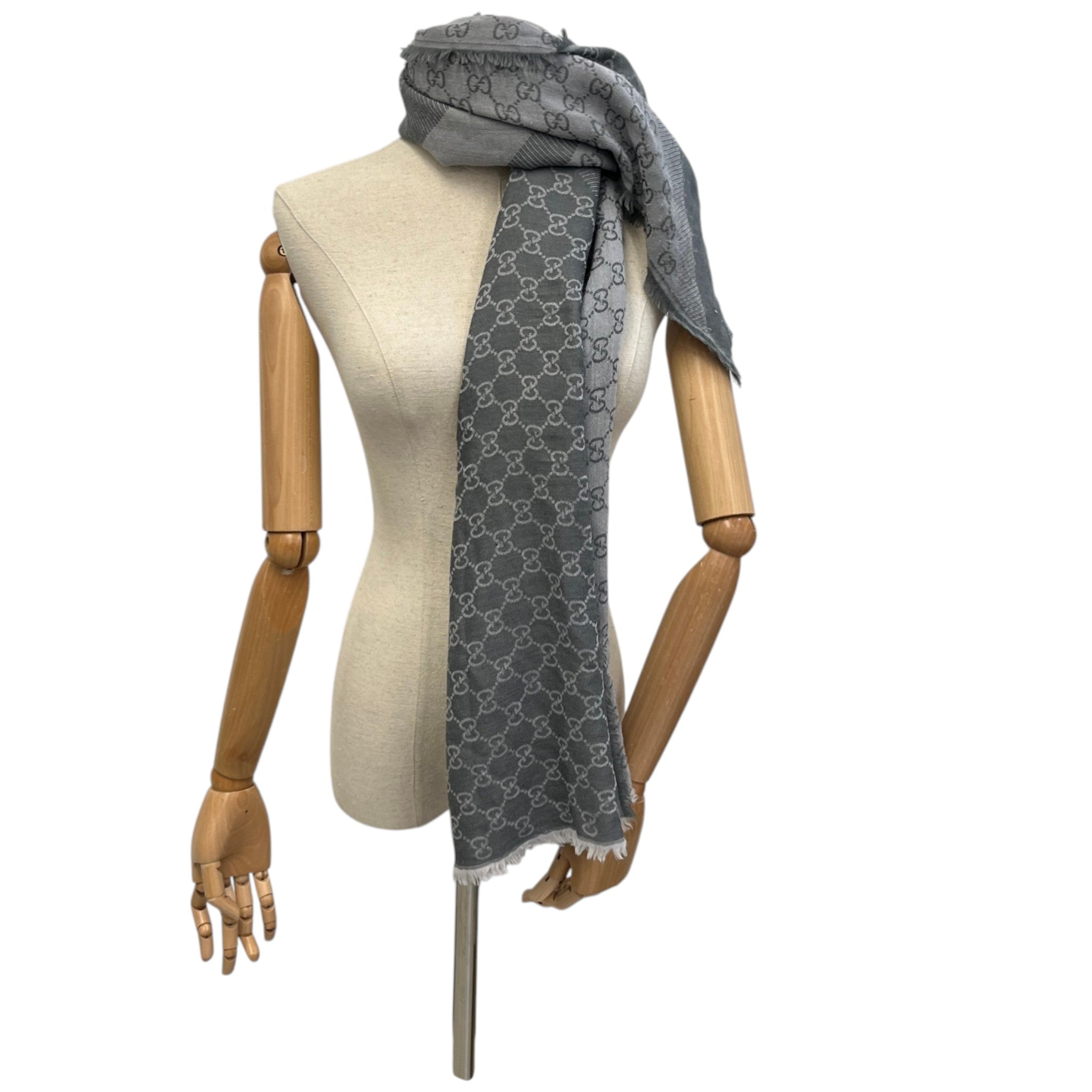 Women's Gg Supreme Scarf Grey